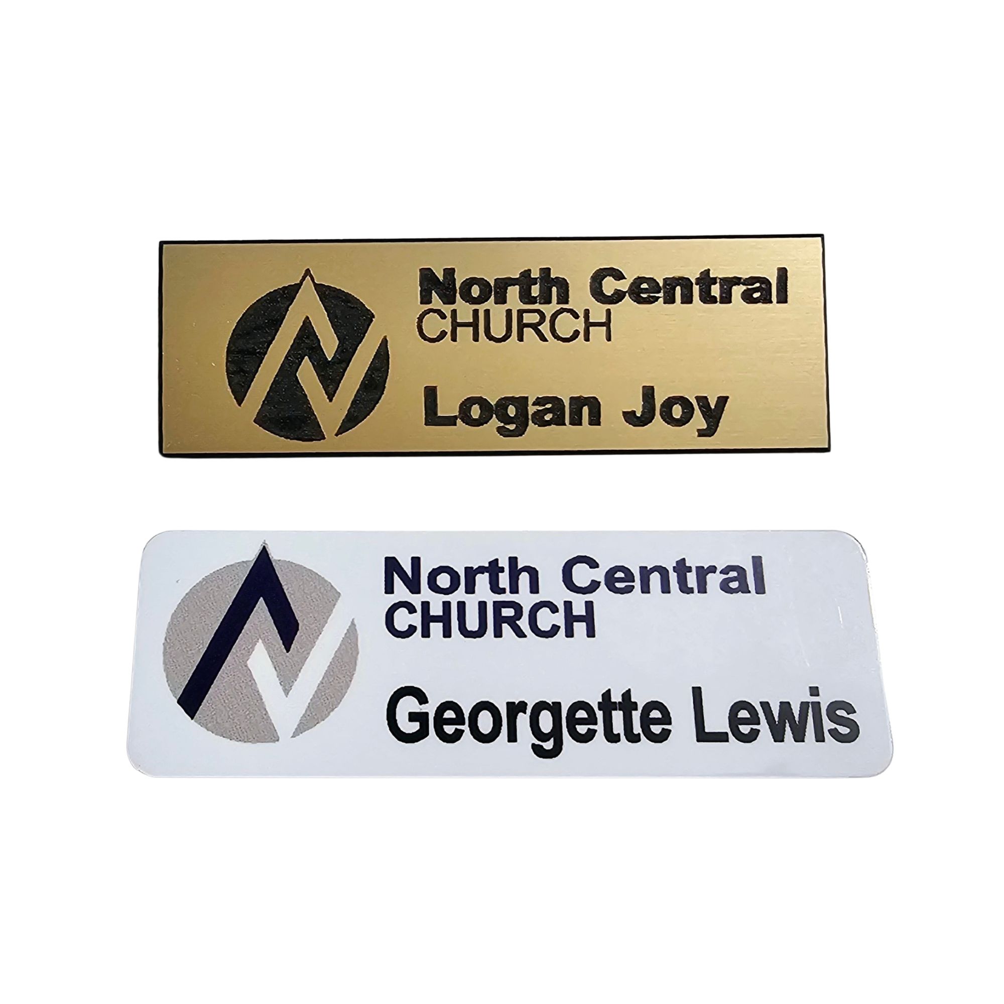 3" x 1" NC Church Custom Name Badge 