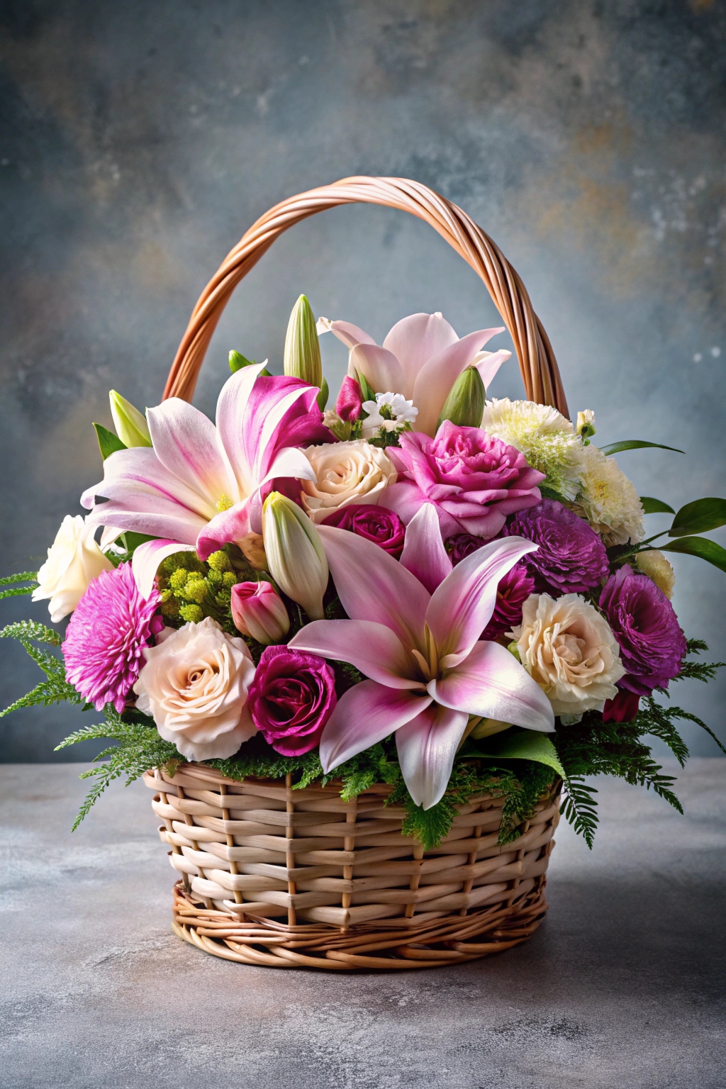 Flower Arrangement Basket