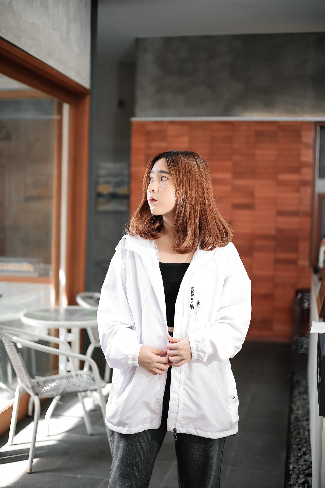 SAIBER - Jaket Parasut Outdoor & Olahraga Pria Wanita UV Protection