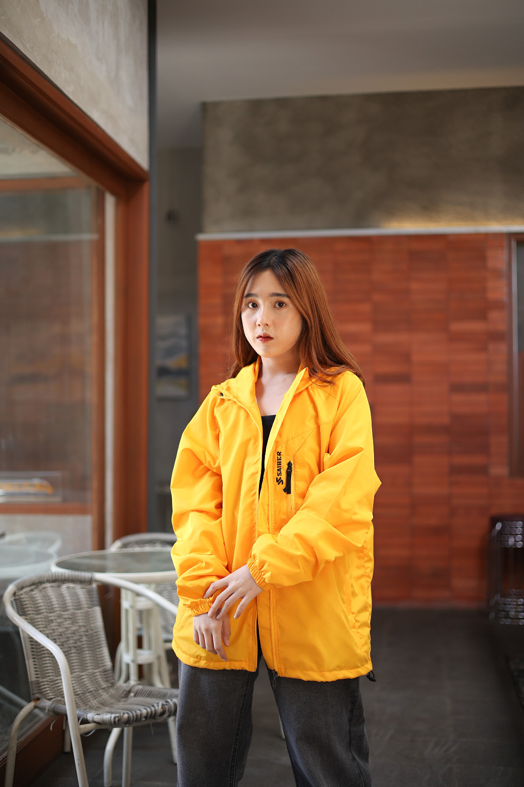 SAIBER - Jaket Parasut Outdoor & Olahraga Pria Wanita UV Protection