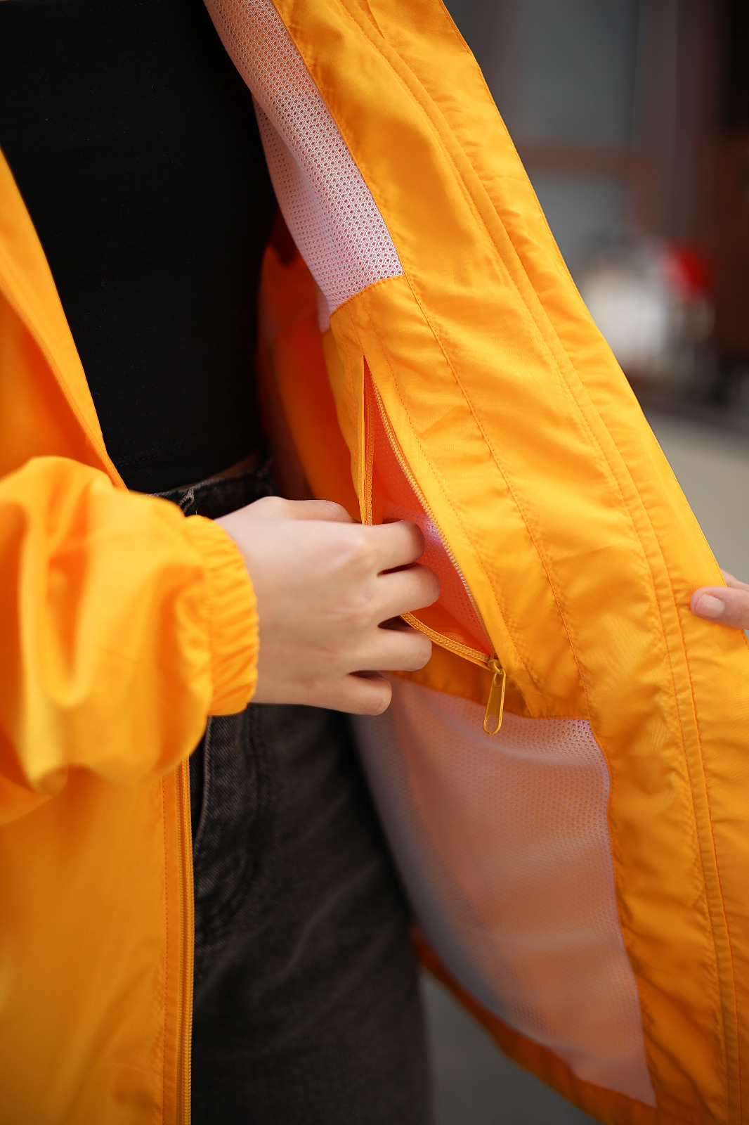 SAIBER - Jaket Parasut Outdoor & Olahraga Pria Wanita UV Protection