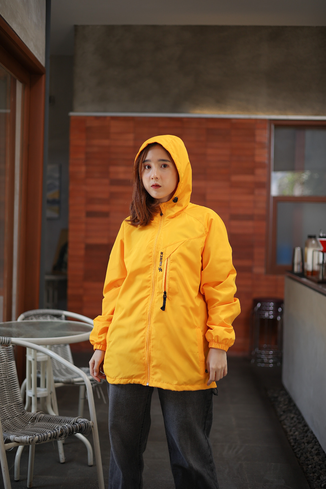 SAIBER - Jaket Parasut Outdoor & Olahraga Pria Wanita UV Protection