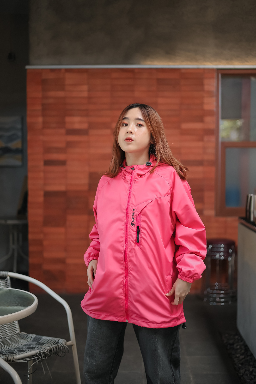 SAIBER - Jaket Parasut Outdoor & Olahraga Pria Wanita UV Protection