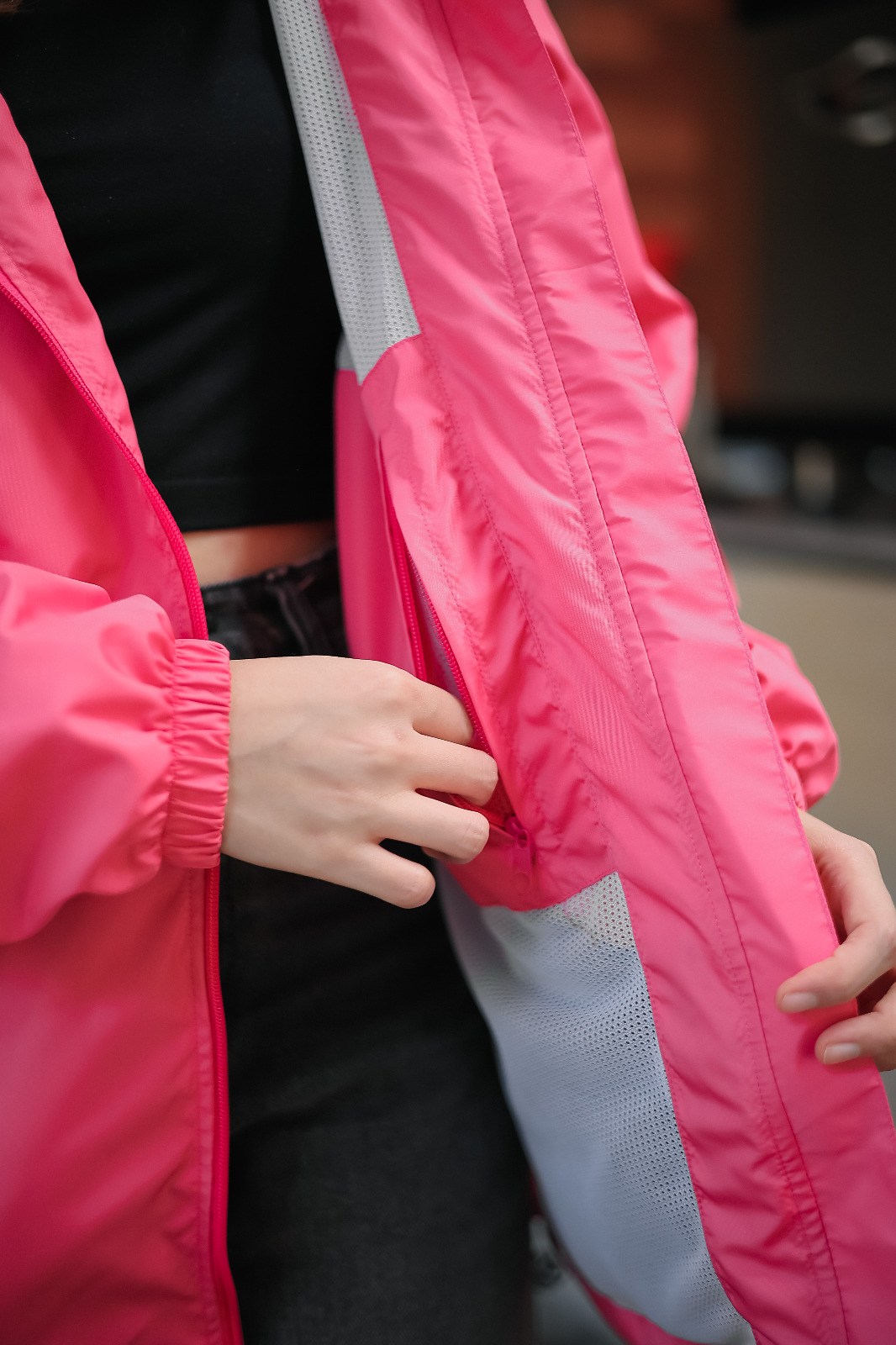 SAIBER - Jaket Parasut Outdoor & Olahraga Pria Wanita UV Protection