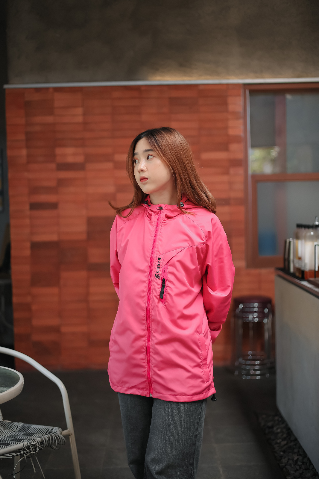 SAIBER - Jaket Parasut Outdoor & Olahraga Pria Wanita UV Protection