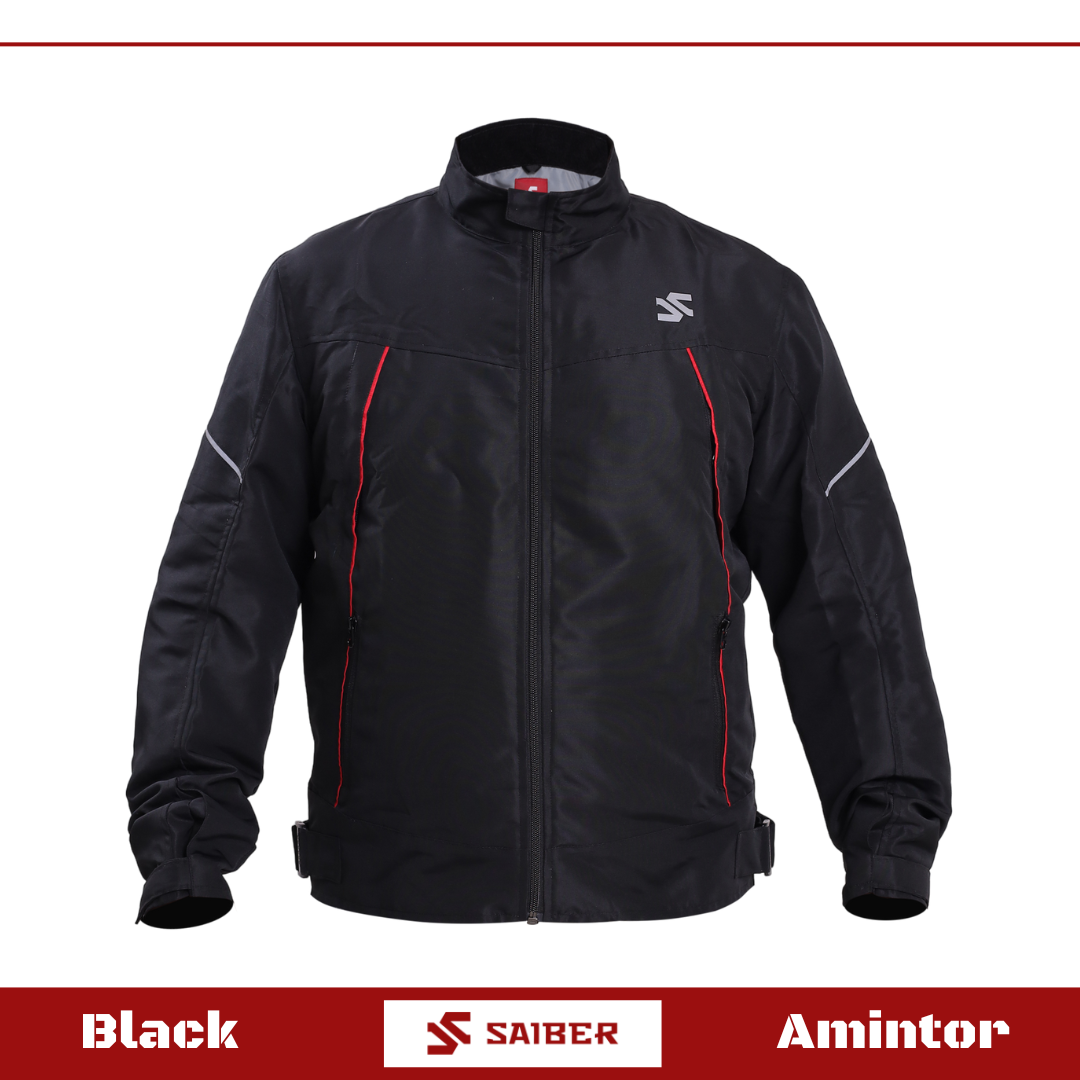 SAIBER - Amintor Jaket Motor Air Vent System Anti Angin Reflective