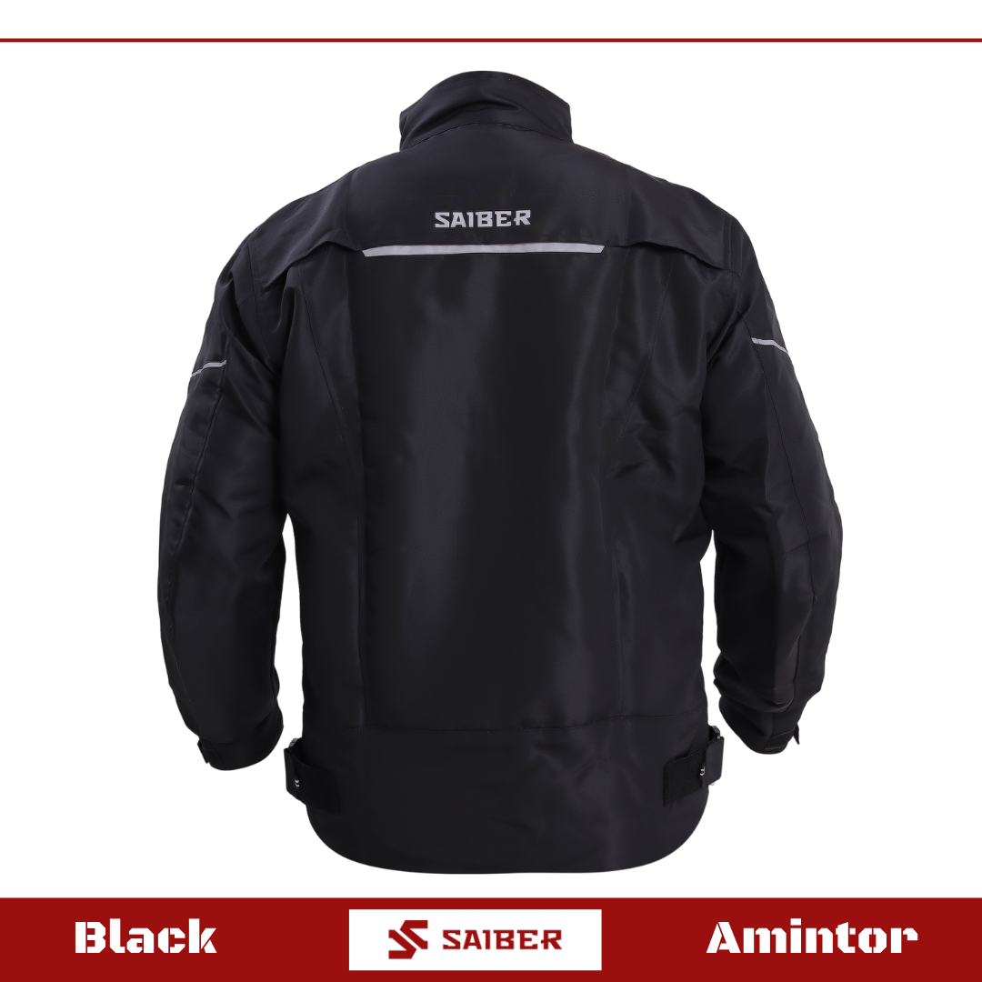 SAIBER - Amintor Jaket Motor Air Vent System Anti Angin Reflective