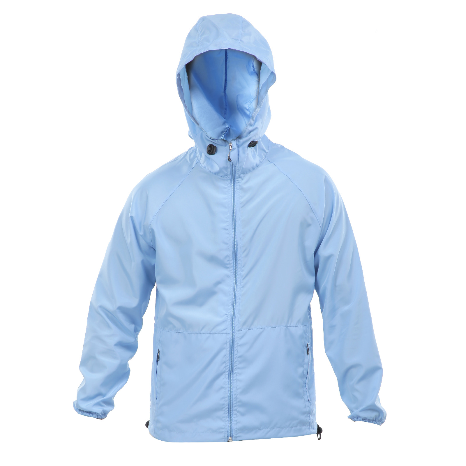 Blue Hooded Jacket