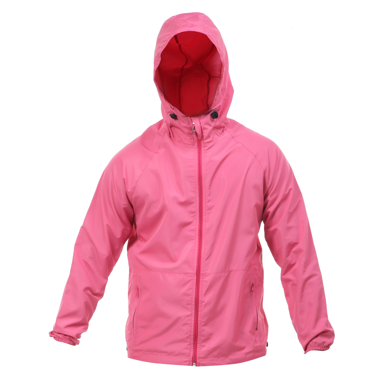 Jaket running Merah Muda windbraker