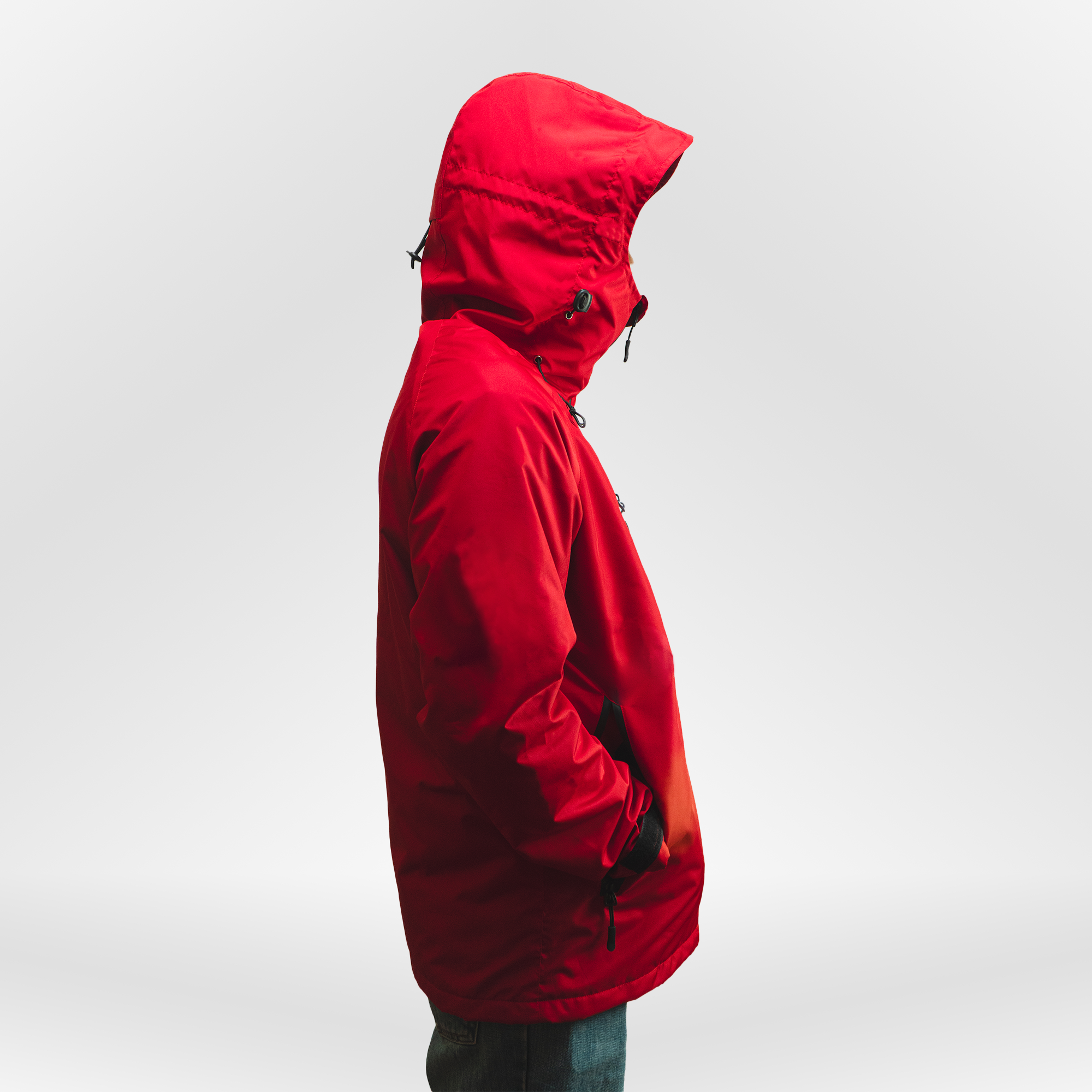 Red Hooded Jacket