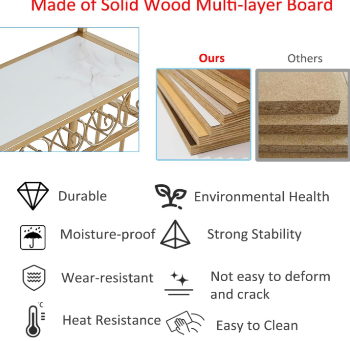 Wall Mounted Wine Rack with Glass Holder Storage, Metal Floating Bar Liquor Shelves, Wine Bottle Display Rack, Gold