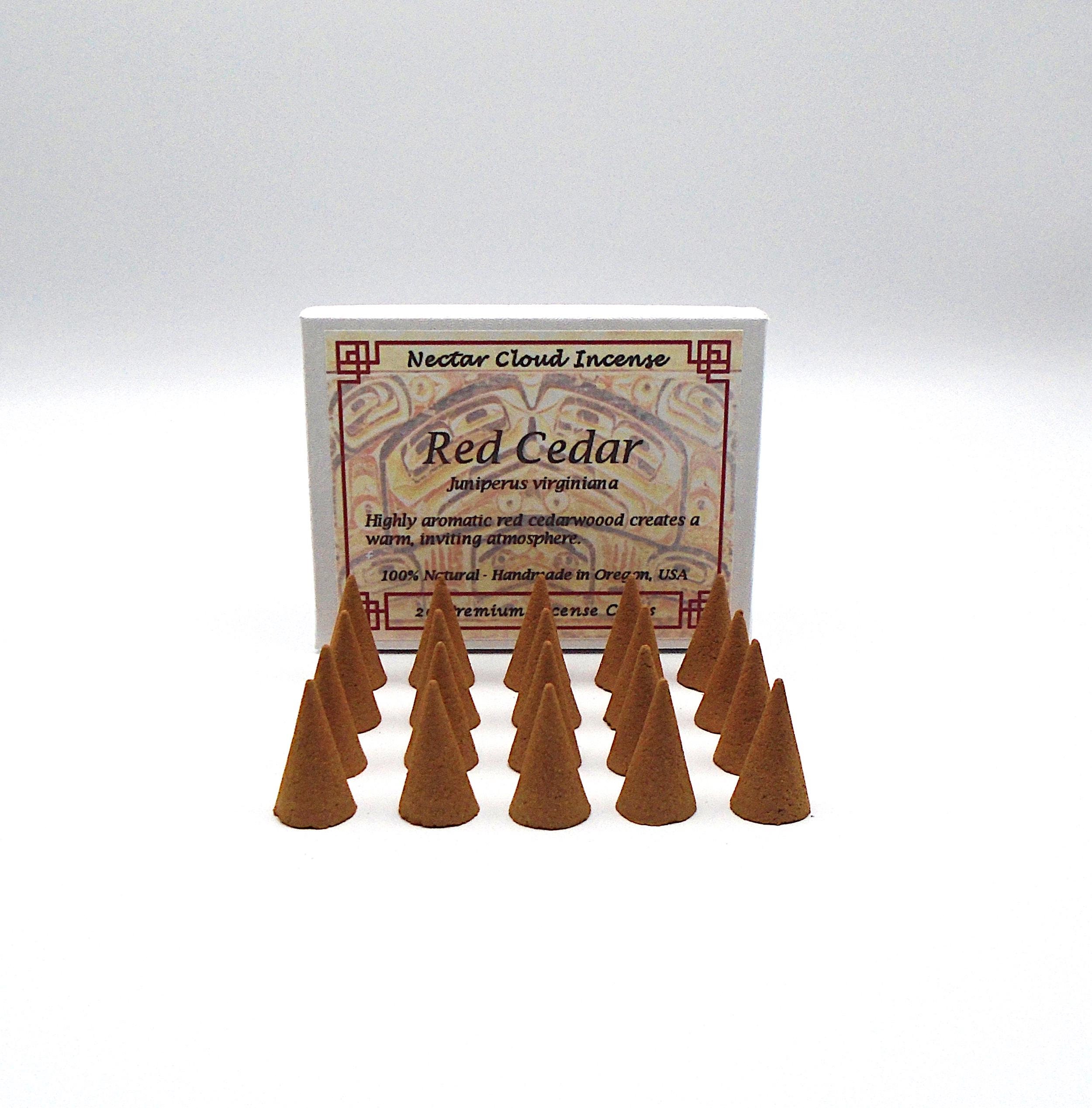 Red Cedar Incense Cones (20 cones box)