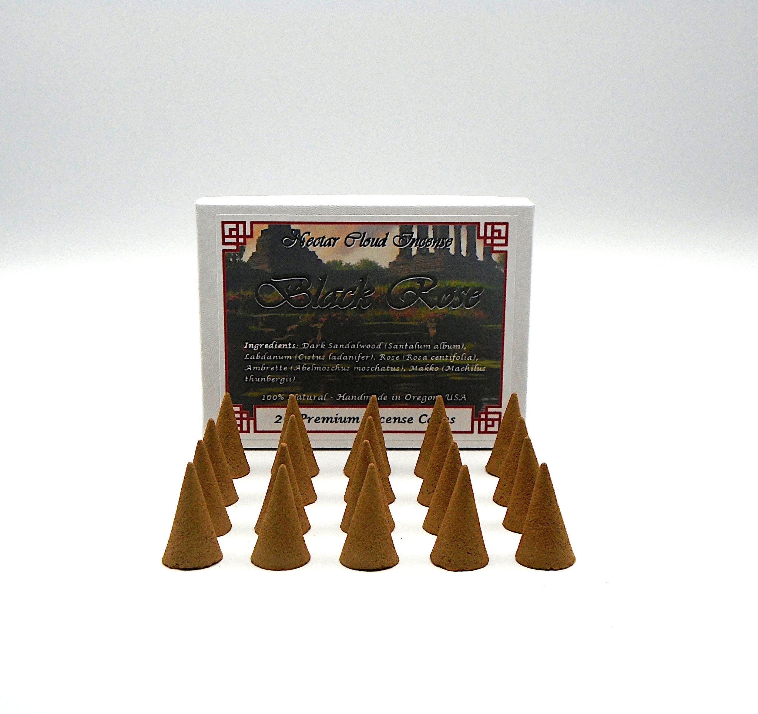 Black Rose Incense Cones (20 cones box)