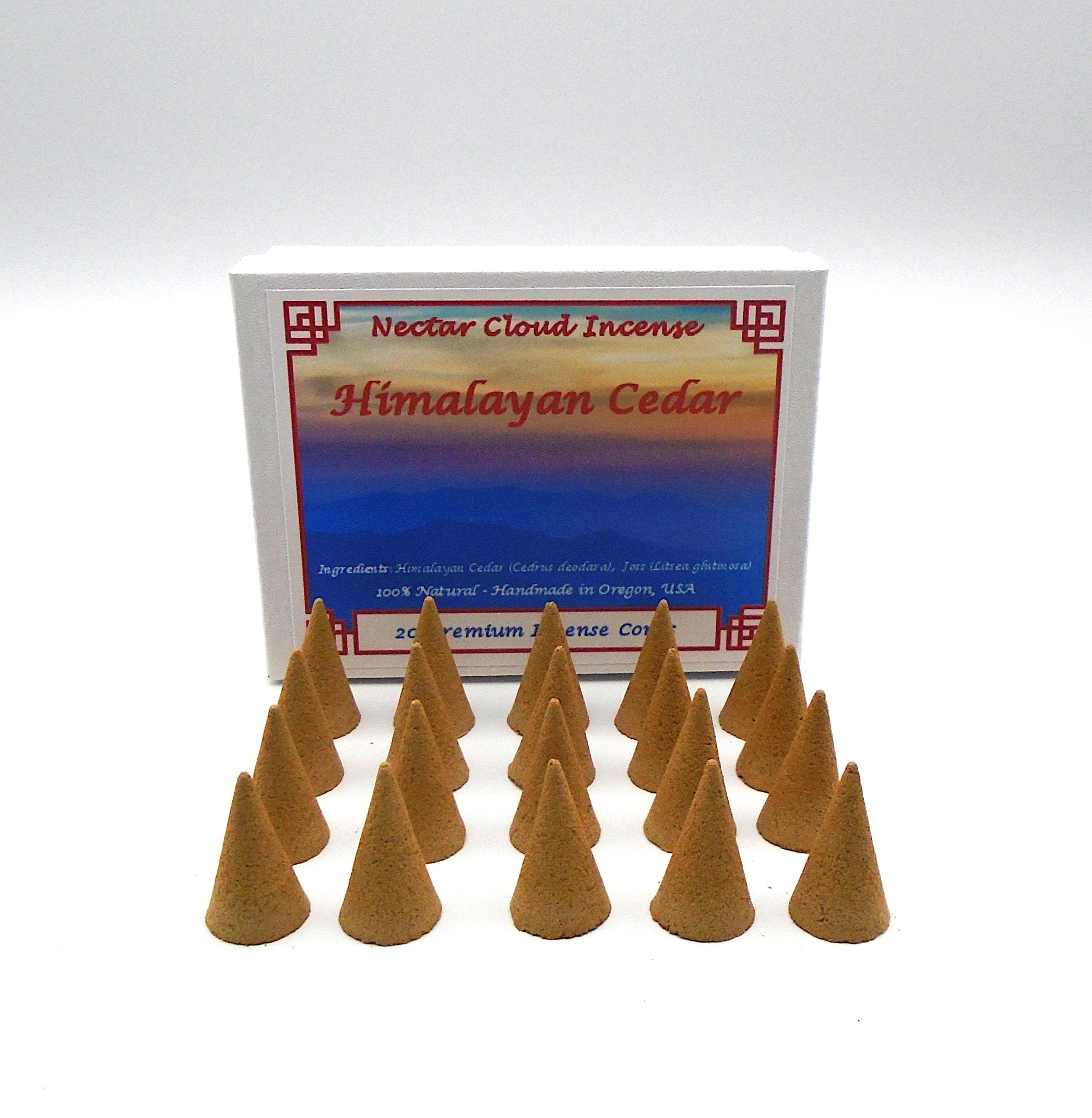 Himalayan Cedar Incense Cones (20 cones box)