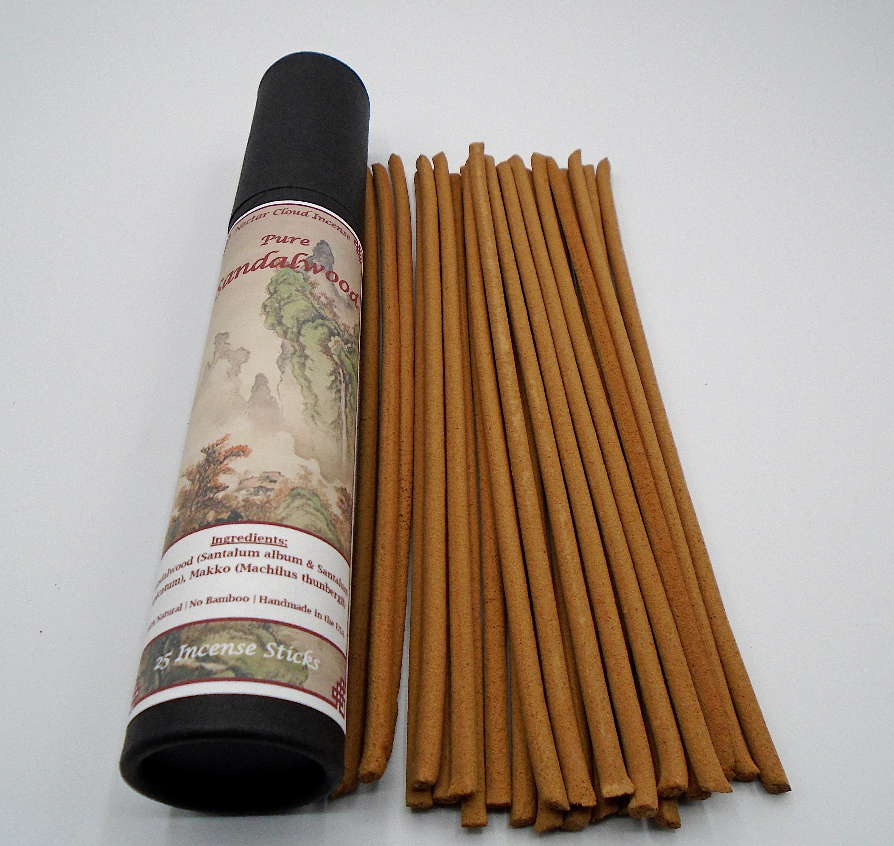 Natural Sandalwood Incense Sticks