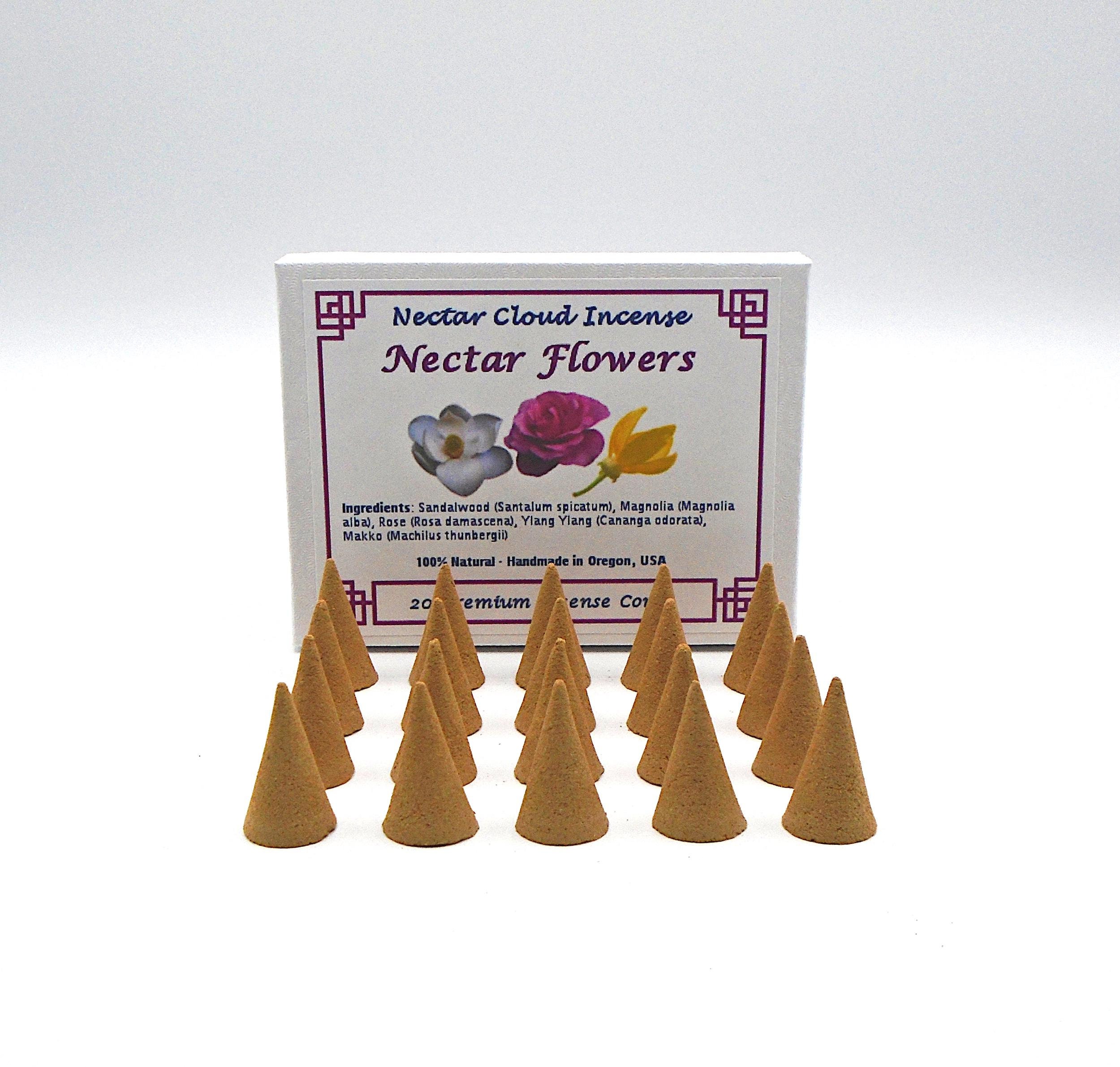 Nectar Flowers Nag Champa Incense Cones (20 cones box)