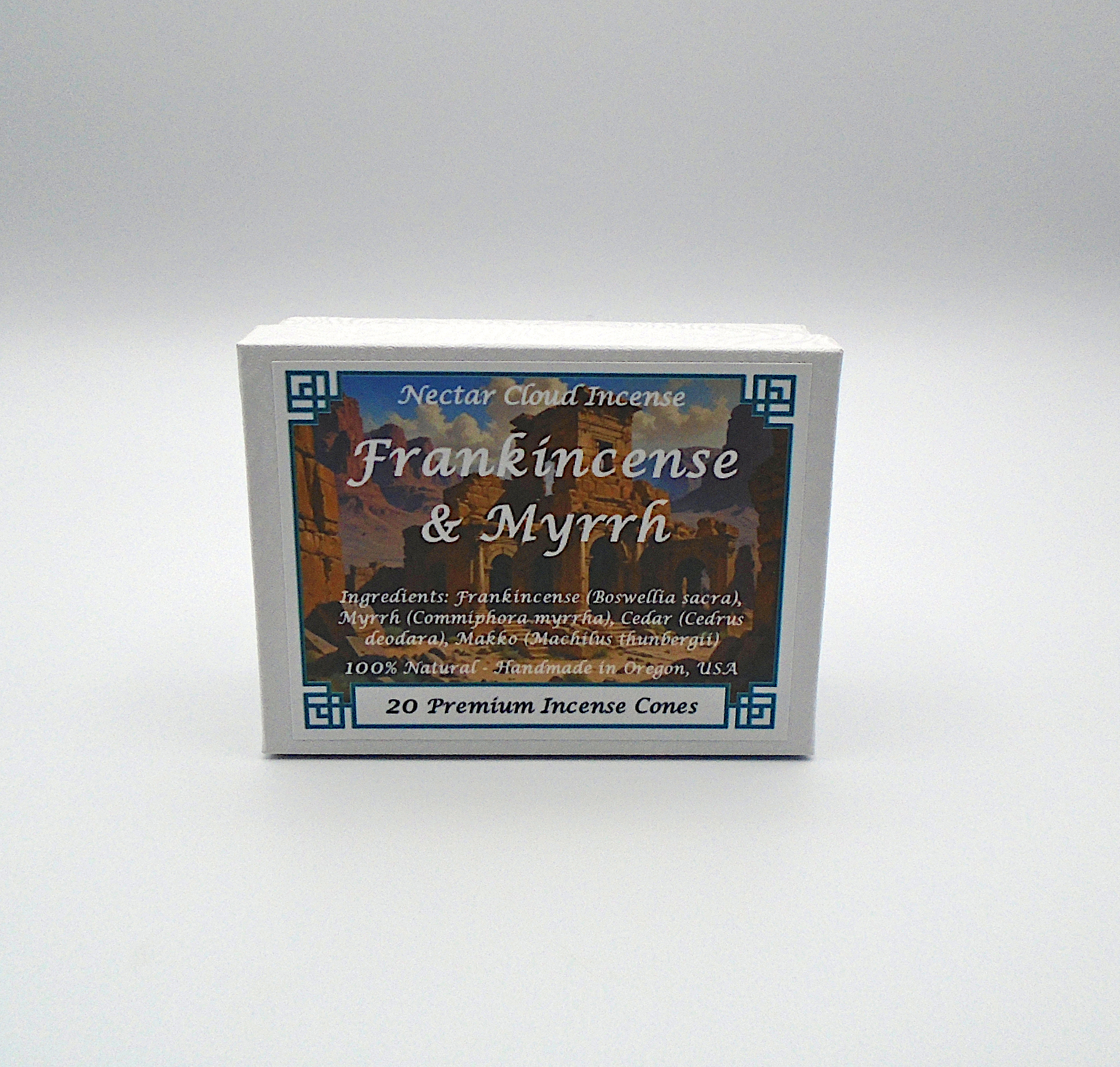 Frankincense & Myrrh Incense Cones (20 cones box)