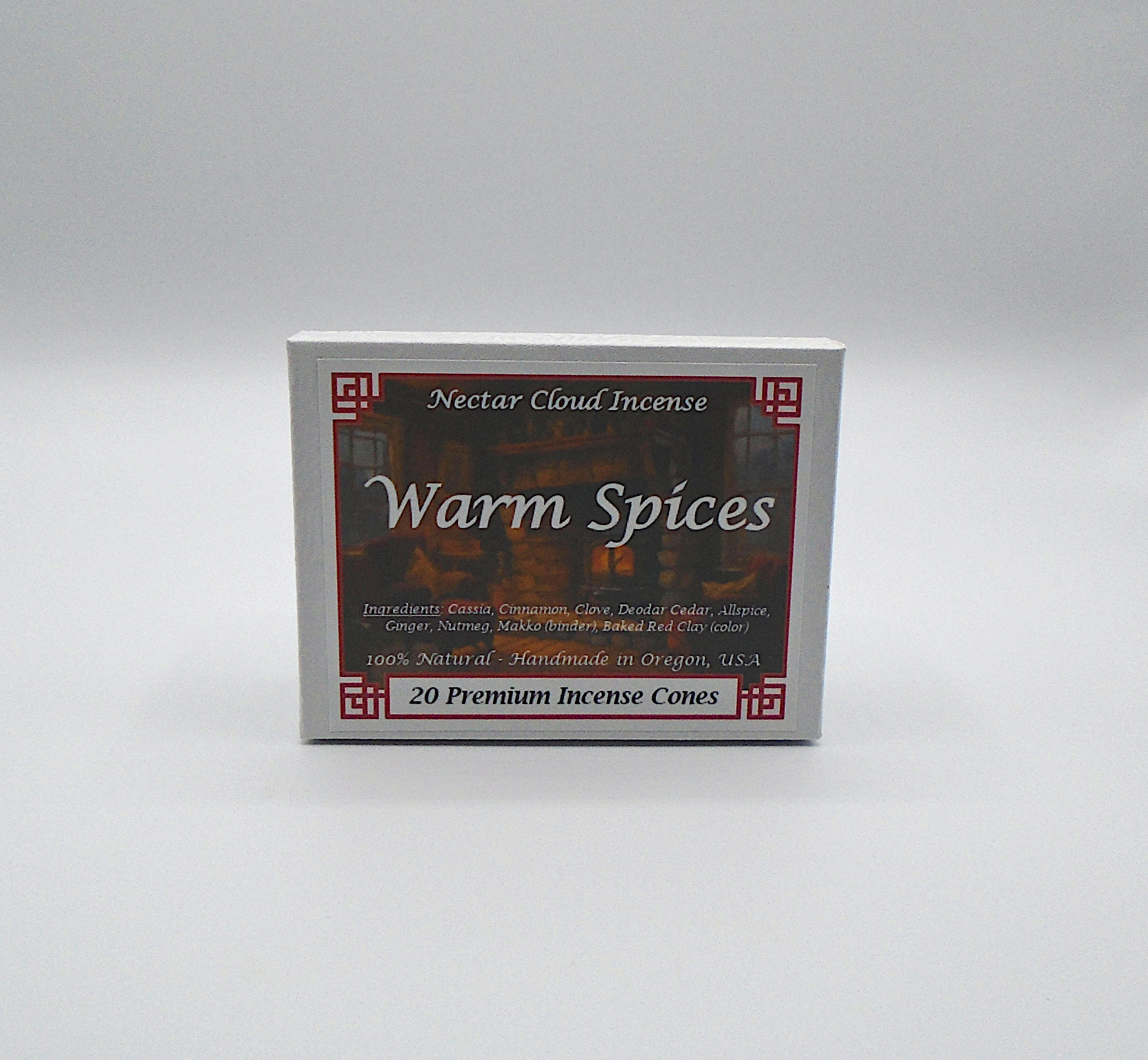 Warm Spices Incense Cones (20 cones box)