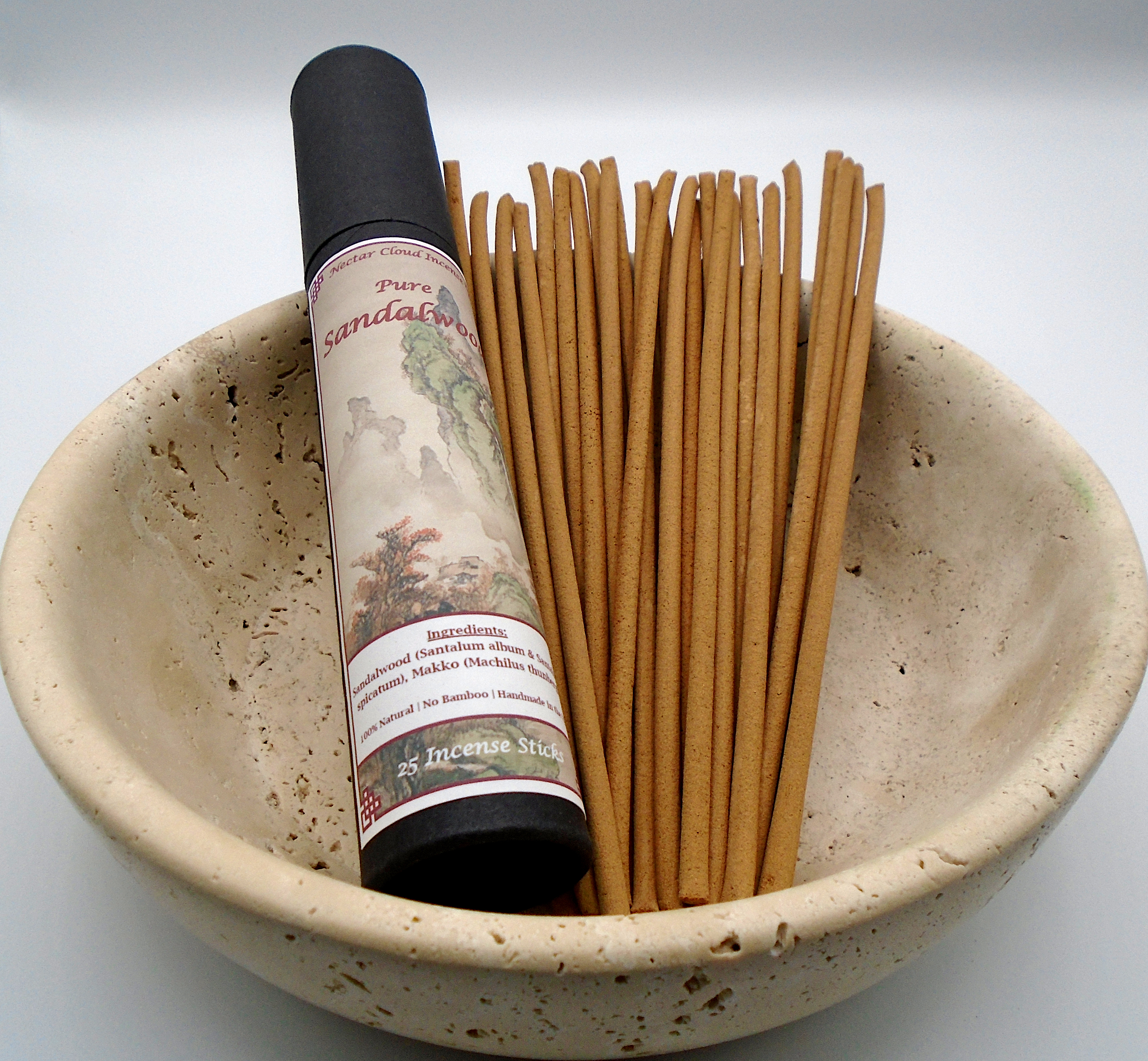 Natural Sandalwood Incense Sticks