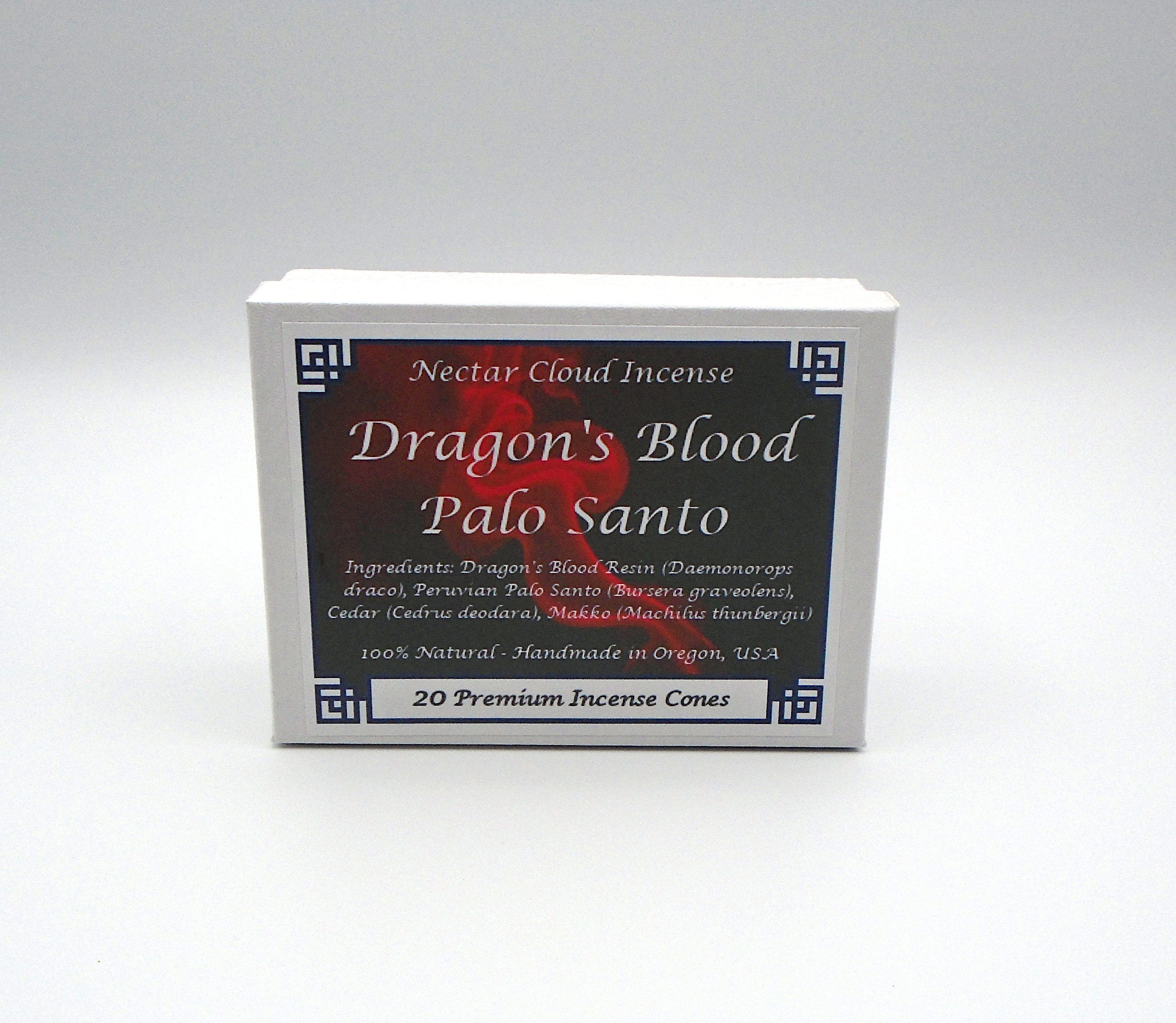 Dragon's Blood & Palo Santo Incense Cones (20 cones box)