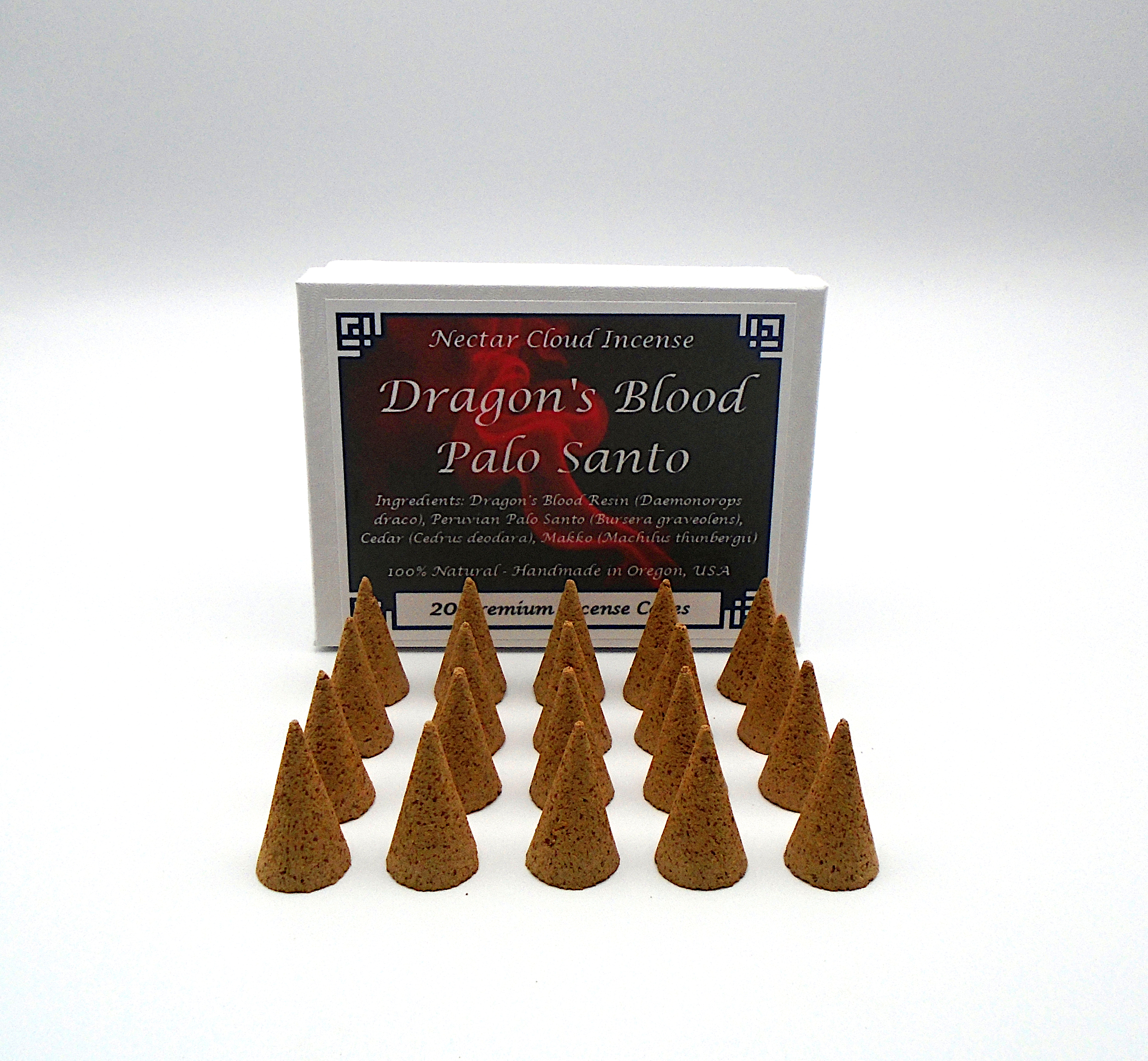 Dragon's Blood & Palo Santo Incense Cones (20 cones box)