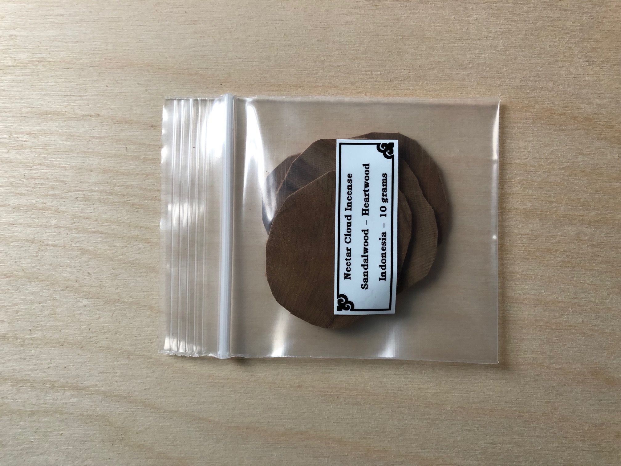 Sandalwood Heartwood Disks