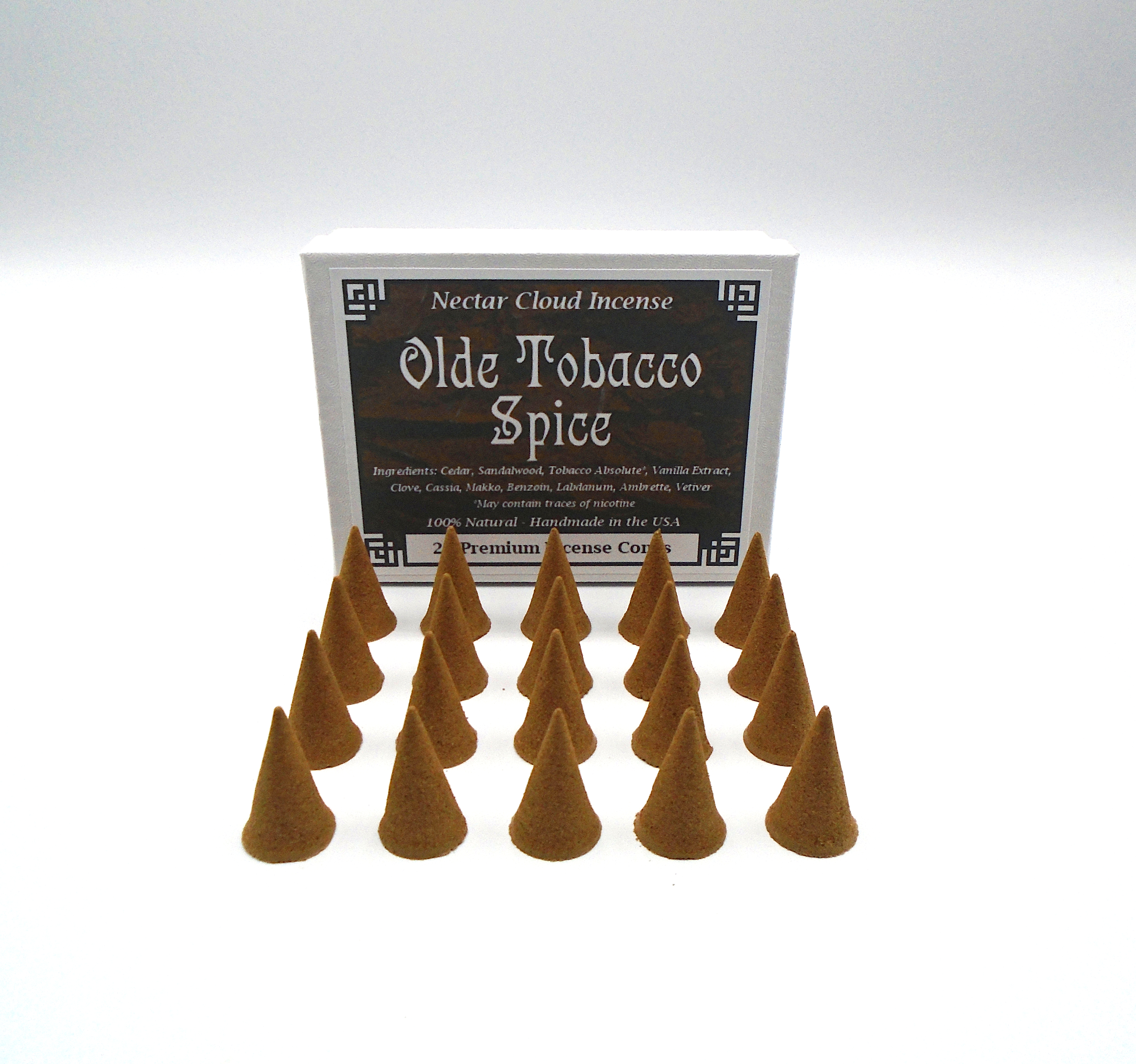 Olde Tobacco Spice Incense Cones (20 cones box)