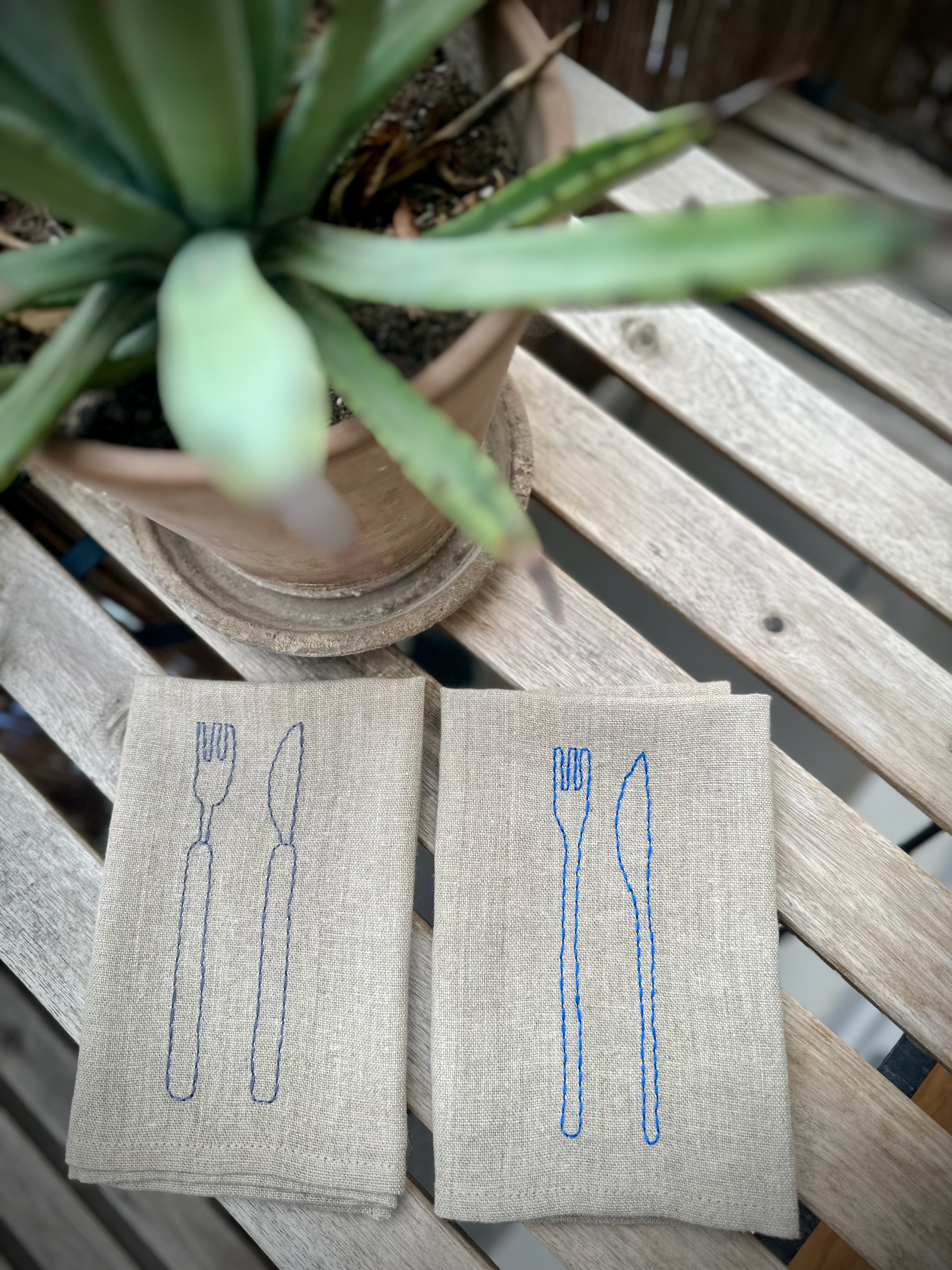 Servilletas cubiertos mix (pack de 2)