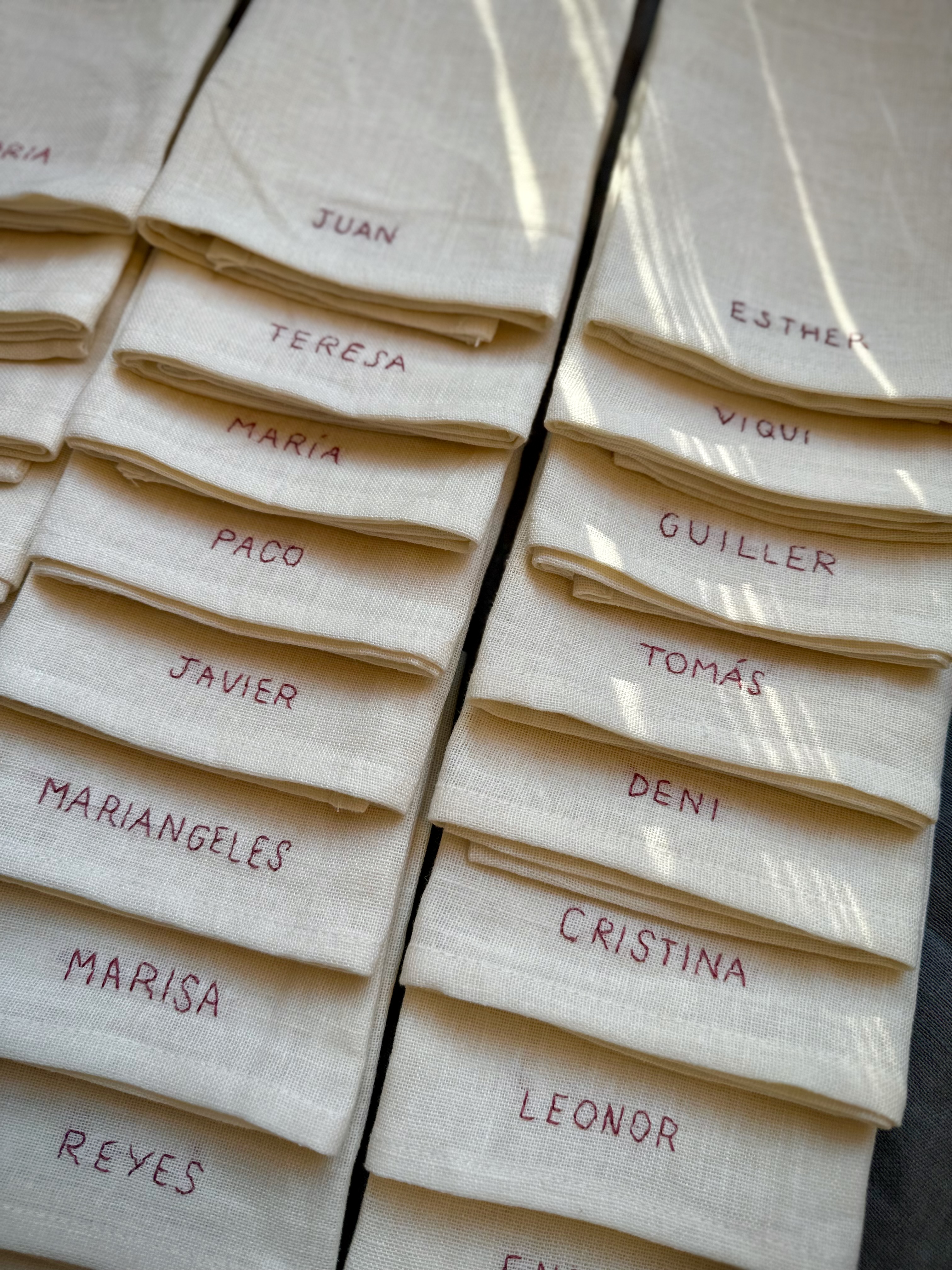 Servilletas nombre (pack de 2)