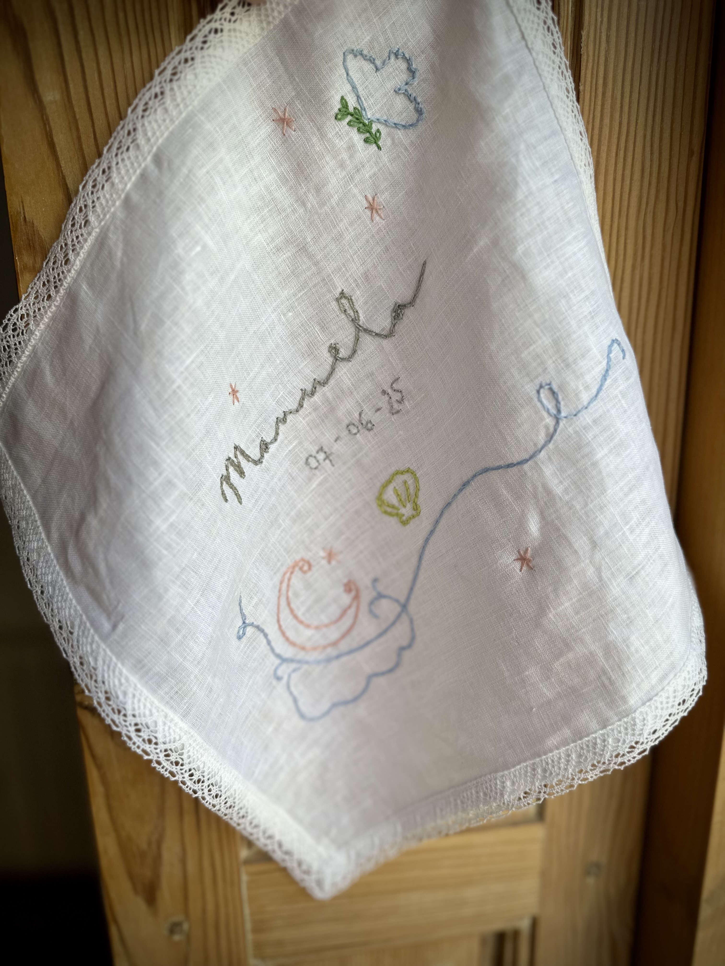 Pañuelo de bautizo "Manuela"