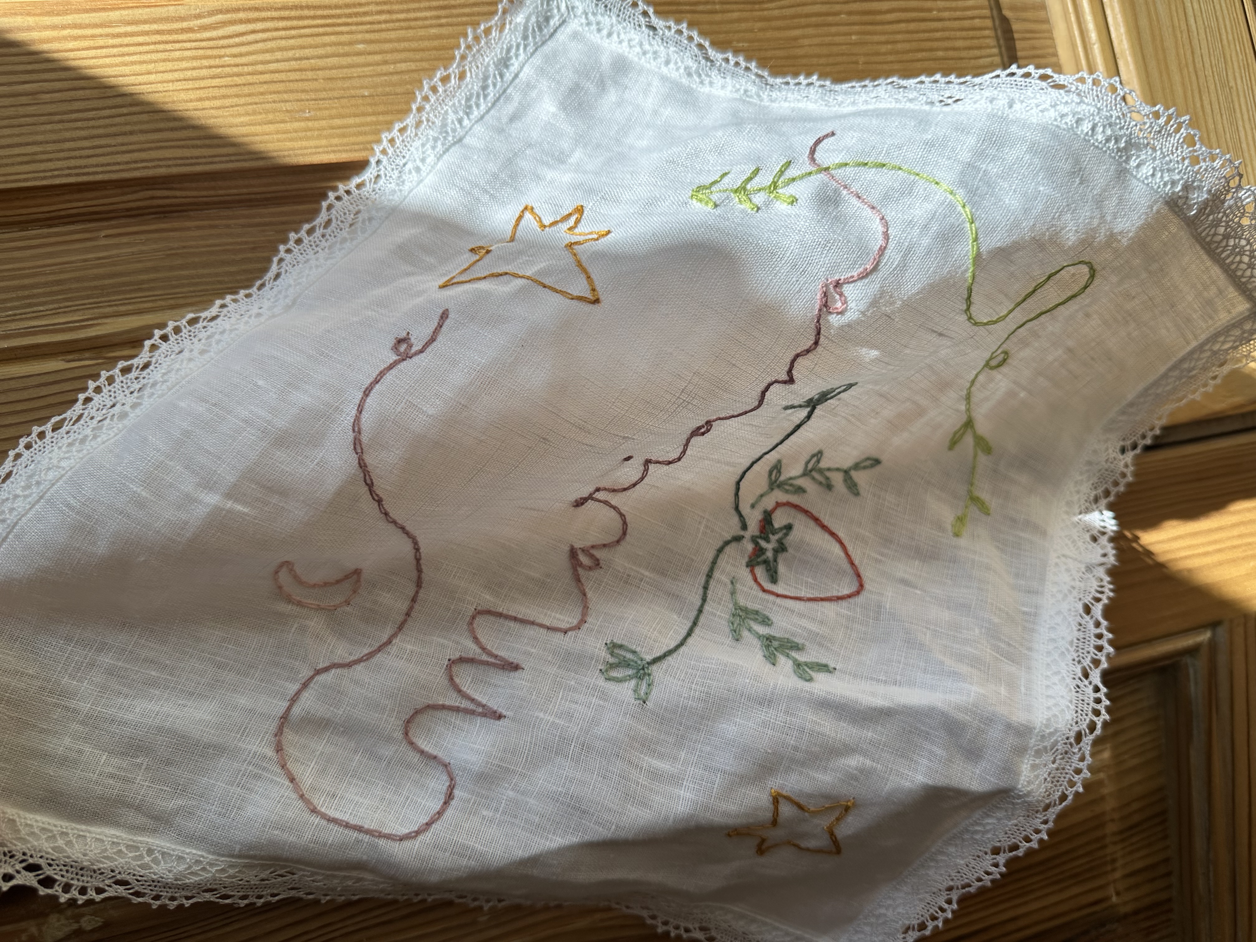 Pañuelo de bautizo "Mariana"