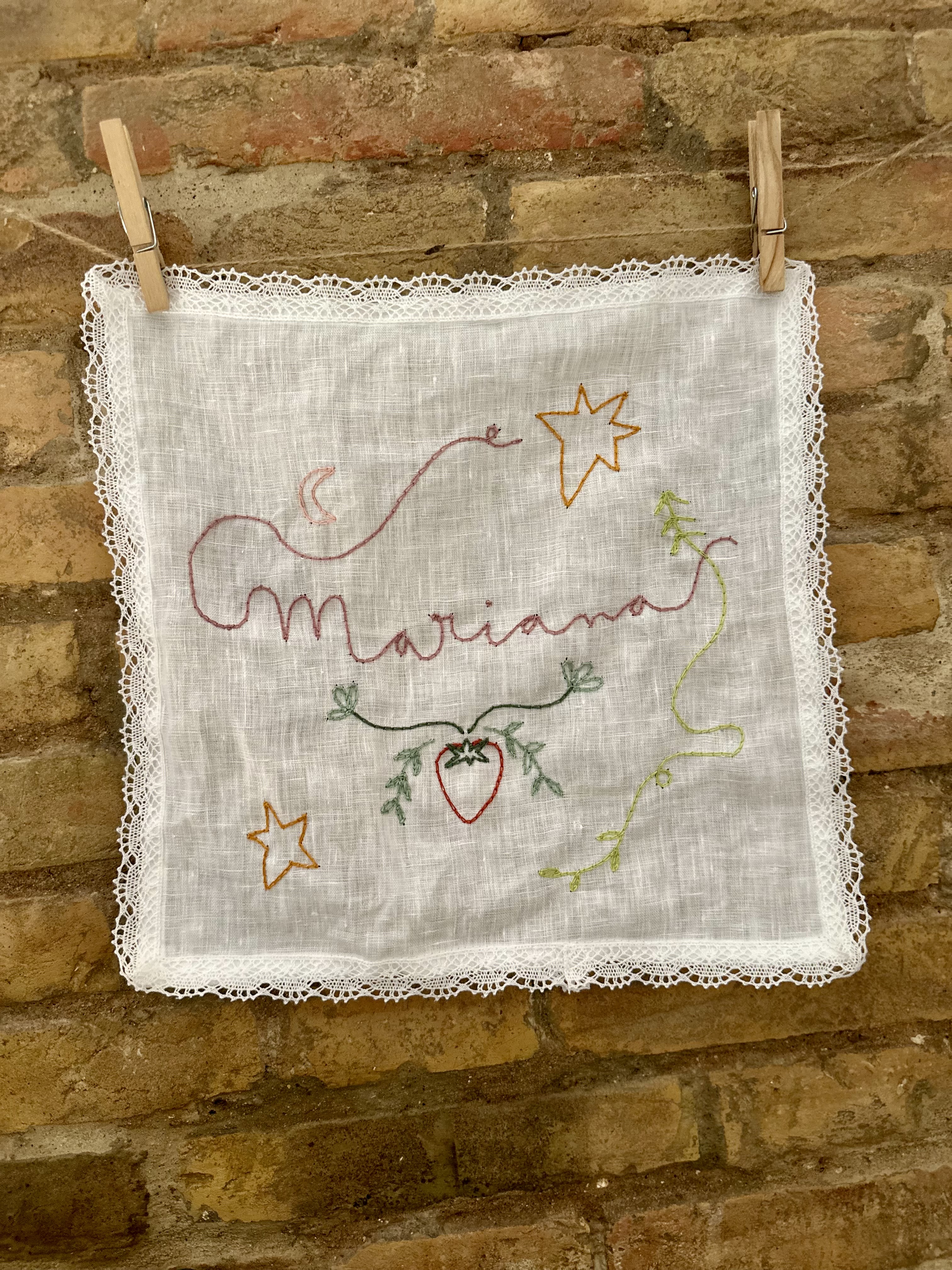 Pañuelo de bautizo "Mariana"