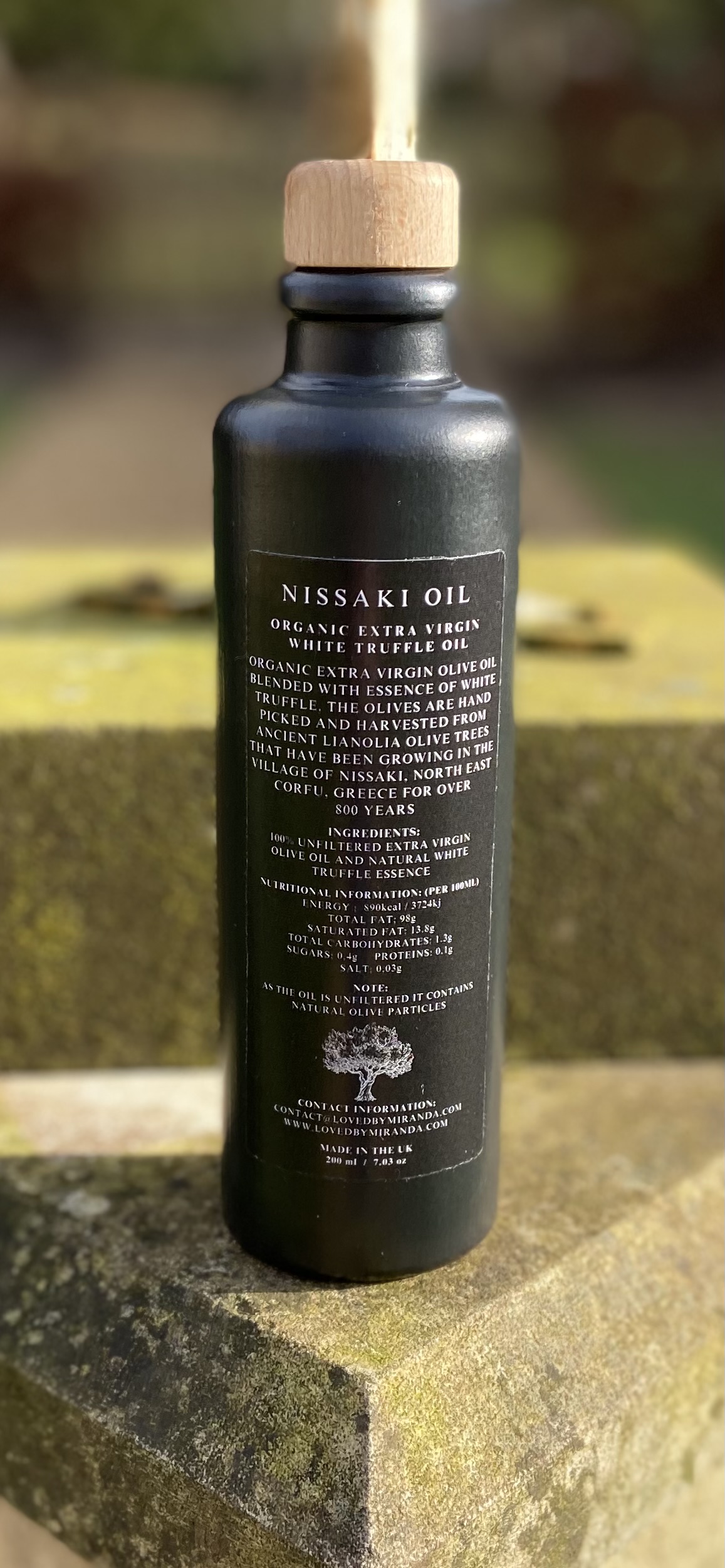 **  BRAND NEW PRODUCT  **   Organic Extra Virgin White Truffle Oil - 200ml