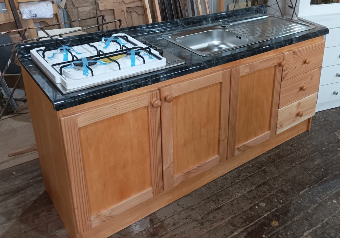 Mueble lavaplatos con Encimera