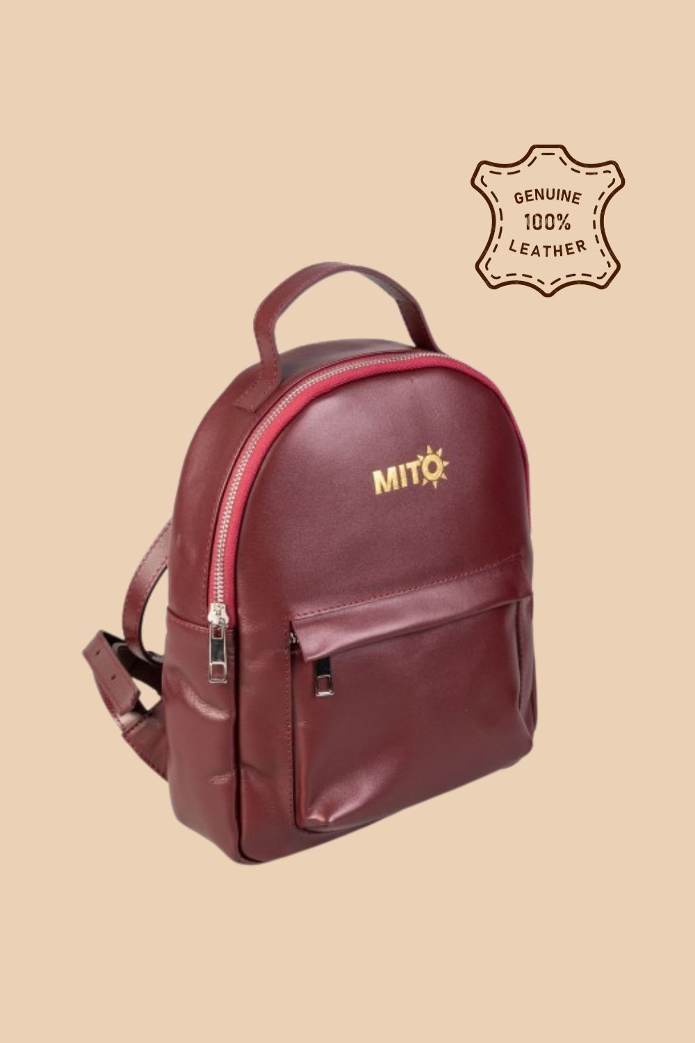 Mochila de cuero Martina