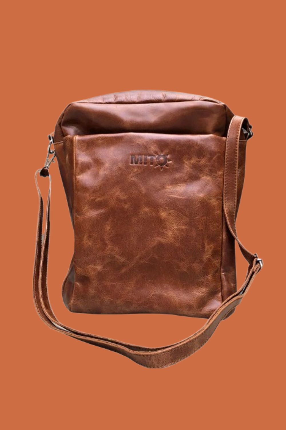 Bolso de cuero Pietro Natural