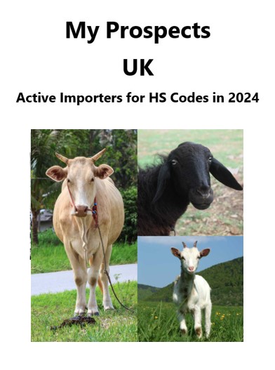 Meat and edible meat offal-Sheep-Lamb-Goat - 123 active importer companies in the UK in 2024 (First 8 months).