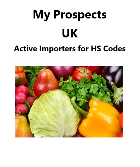 Edible vegetables and certain roots and tubers - 1698 active importer companies in the UK in 2024.