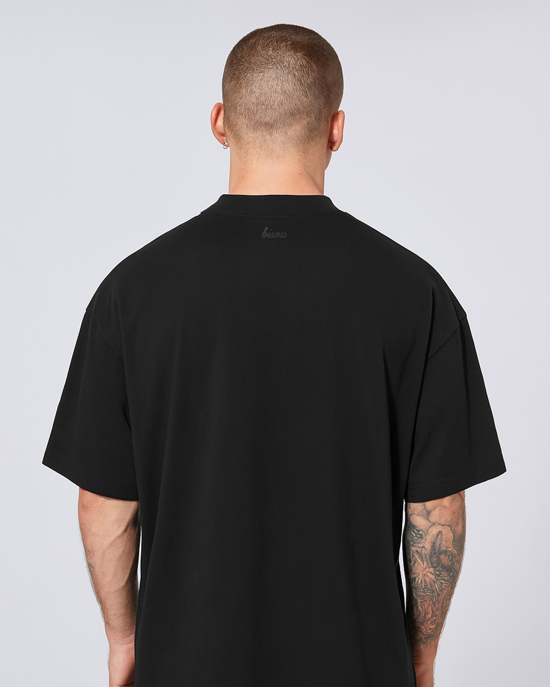 Black T-Shirt with Red Bisou