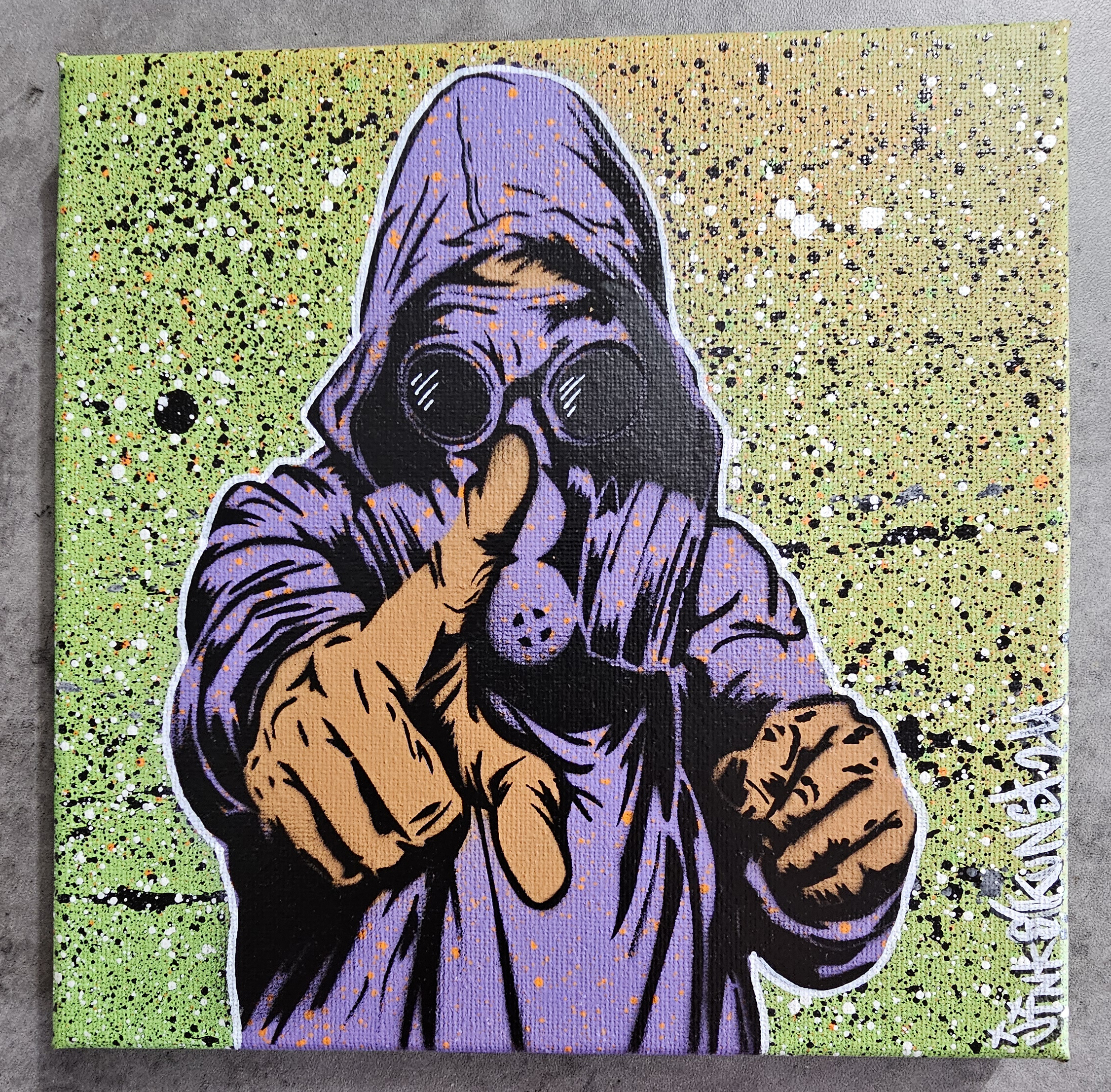 RUSH (toile 20 x 20)