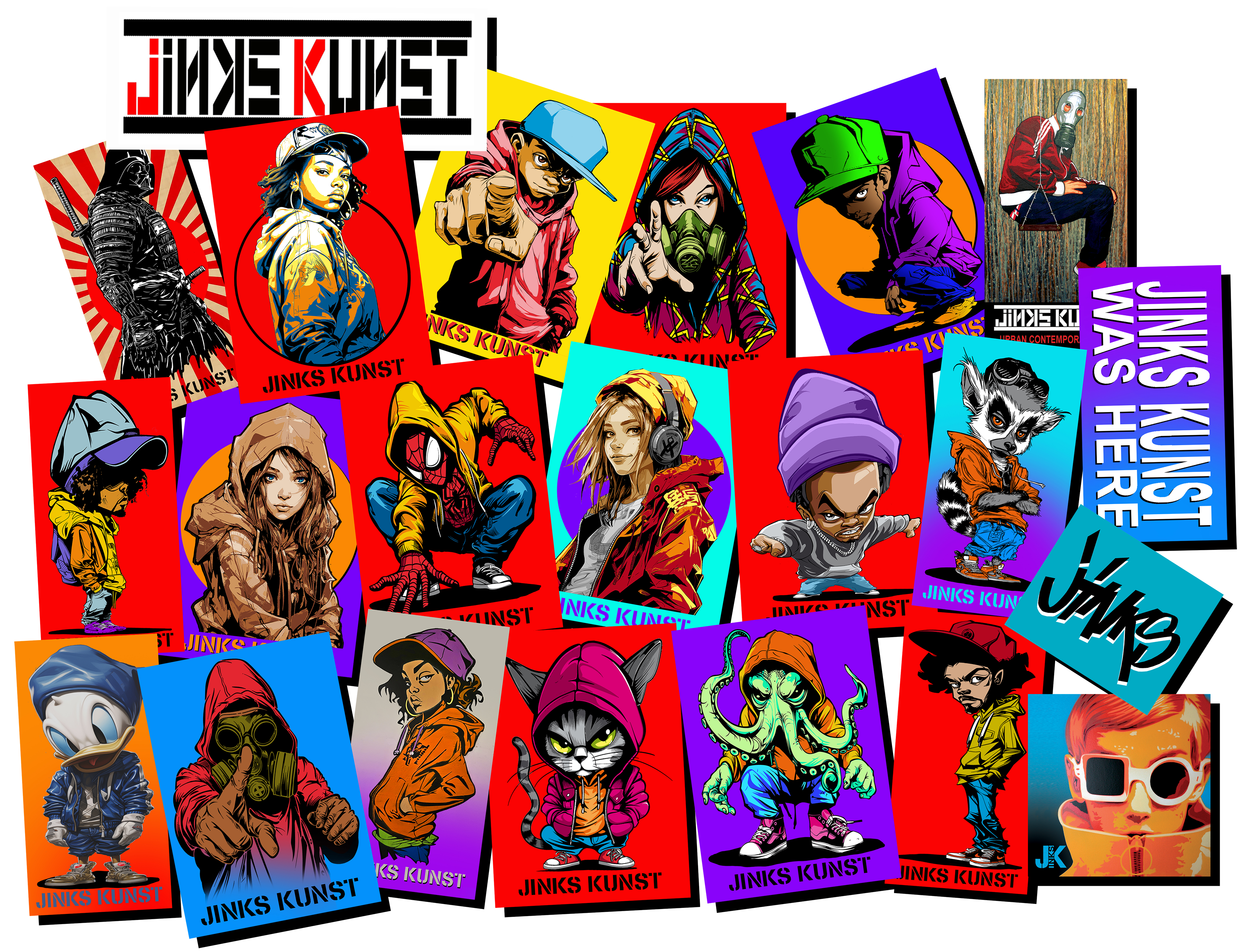 Pack 3 de 22 Stickers