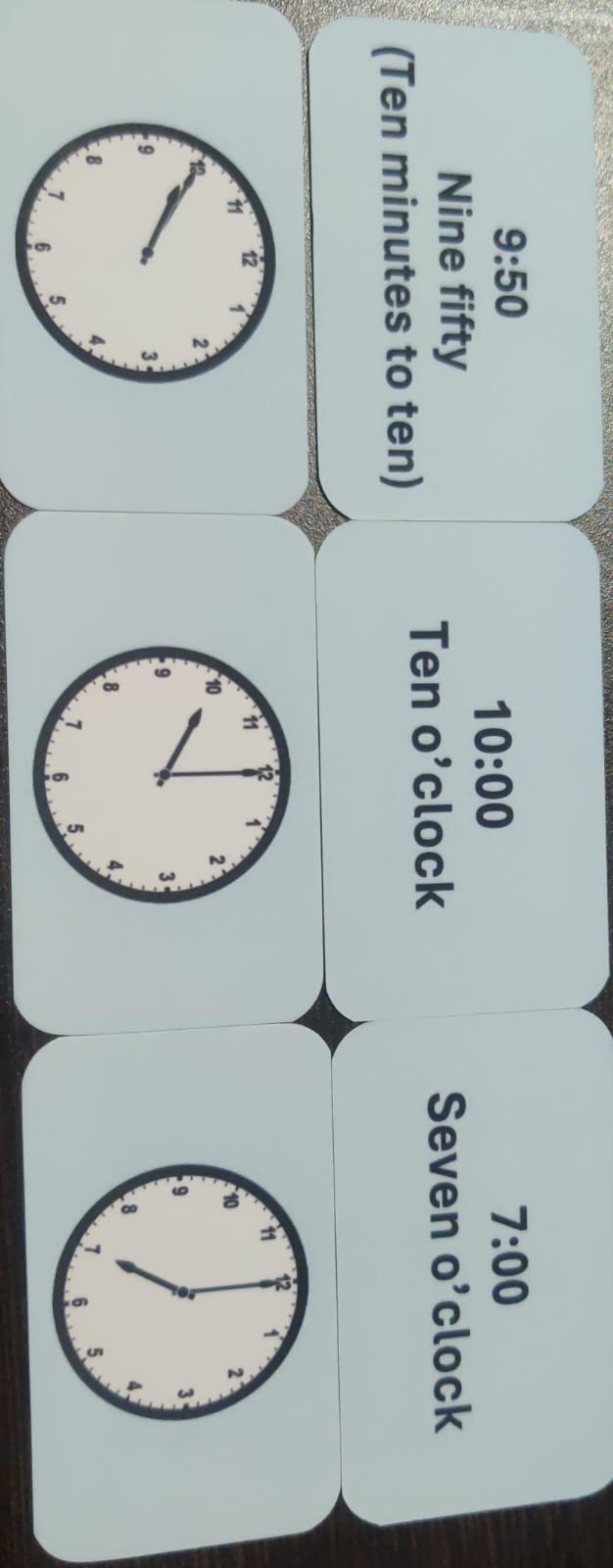 Time cards