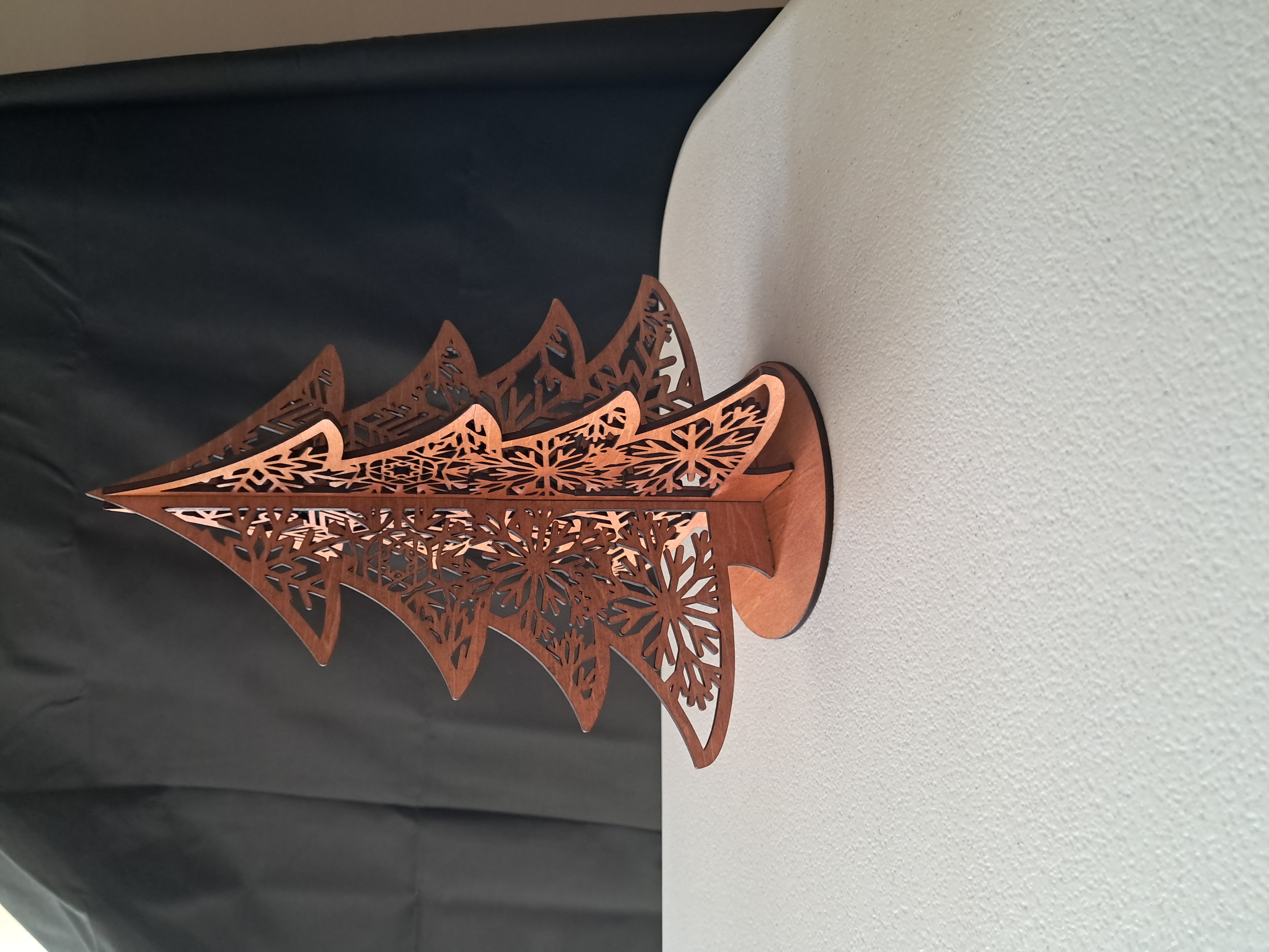 Laser Cut Wooden Christmas Tree