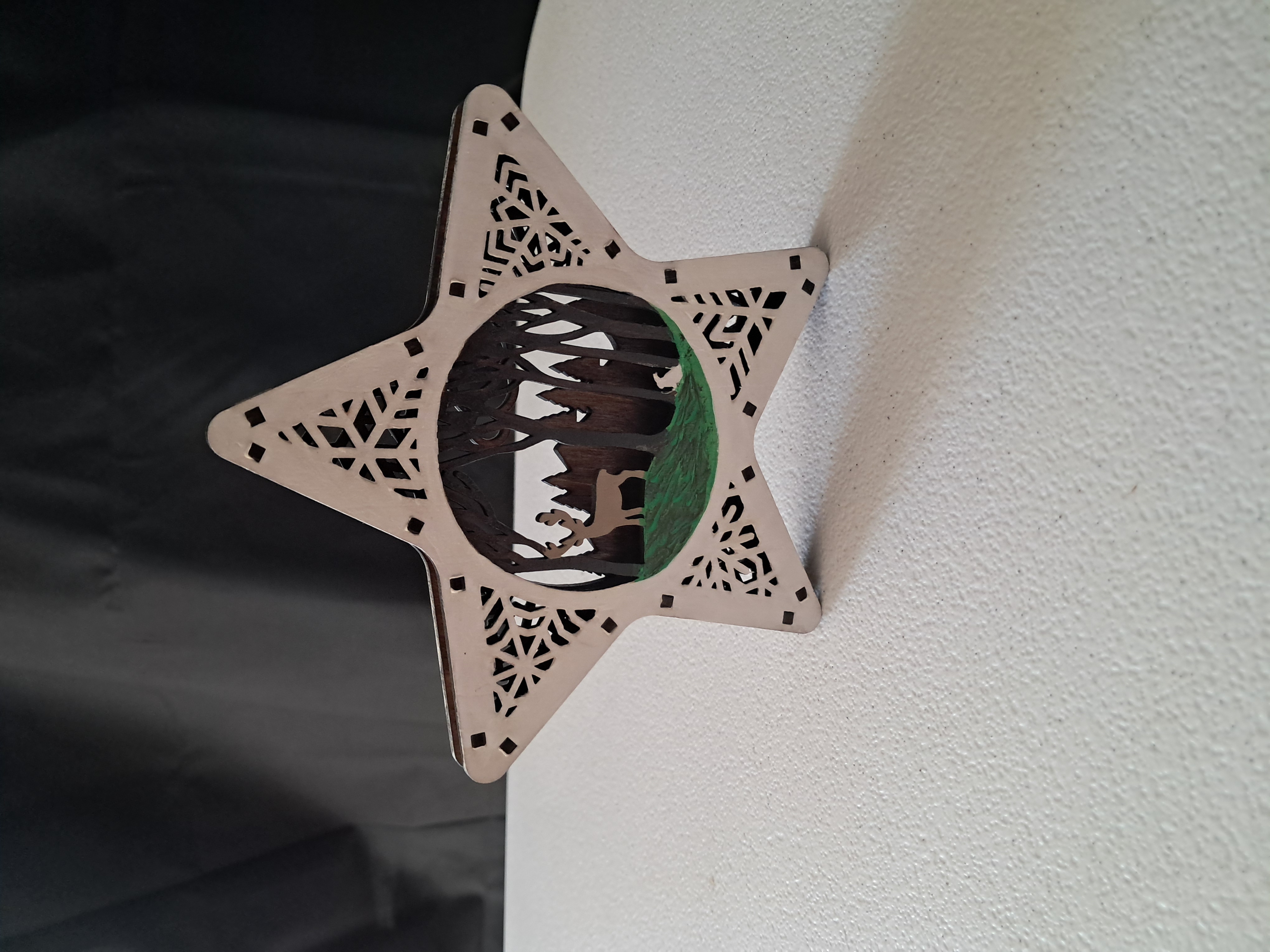Wooden Star Decor