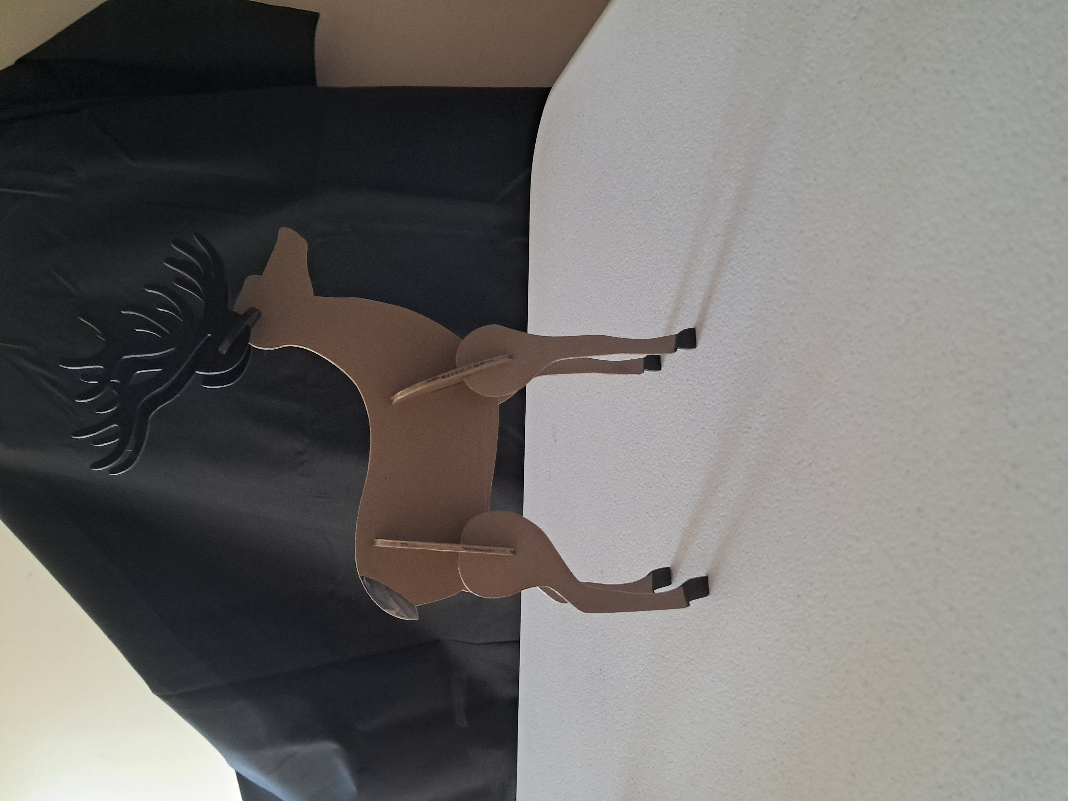 Wooden Reindeer Decor