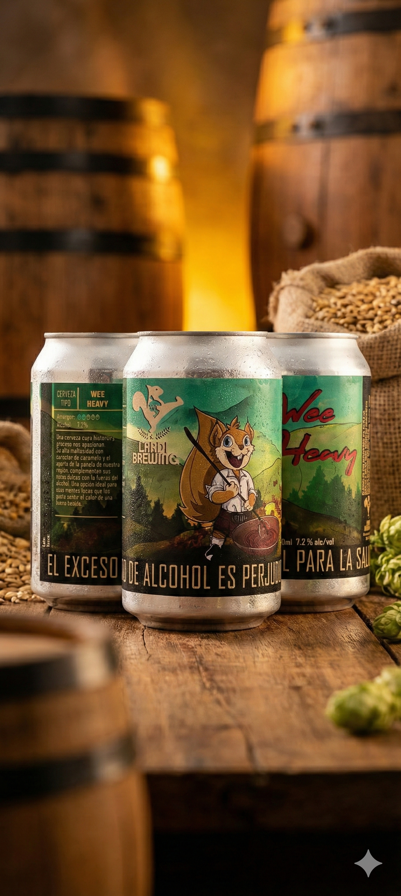 WEE HEAVY, Cerveza Artesanal 