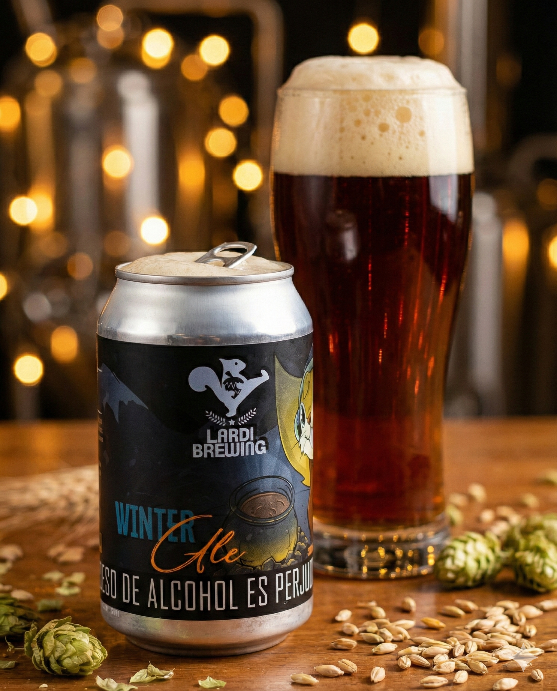 WINTER ALE,  Una galleta hecha cerveza.