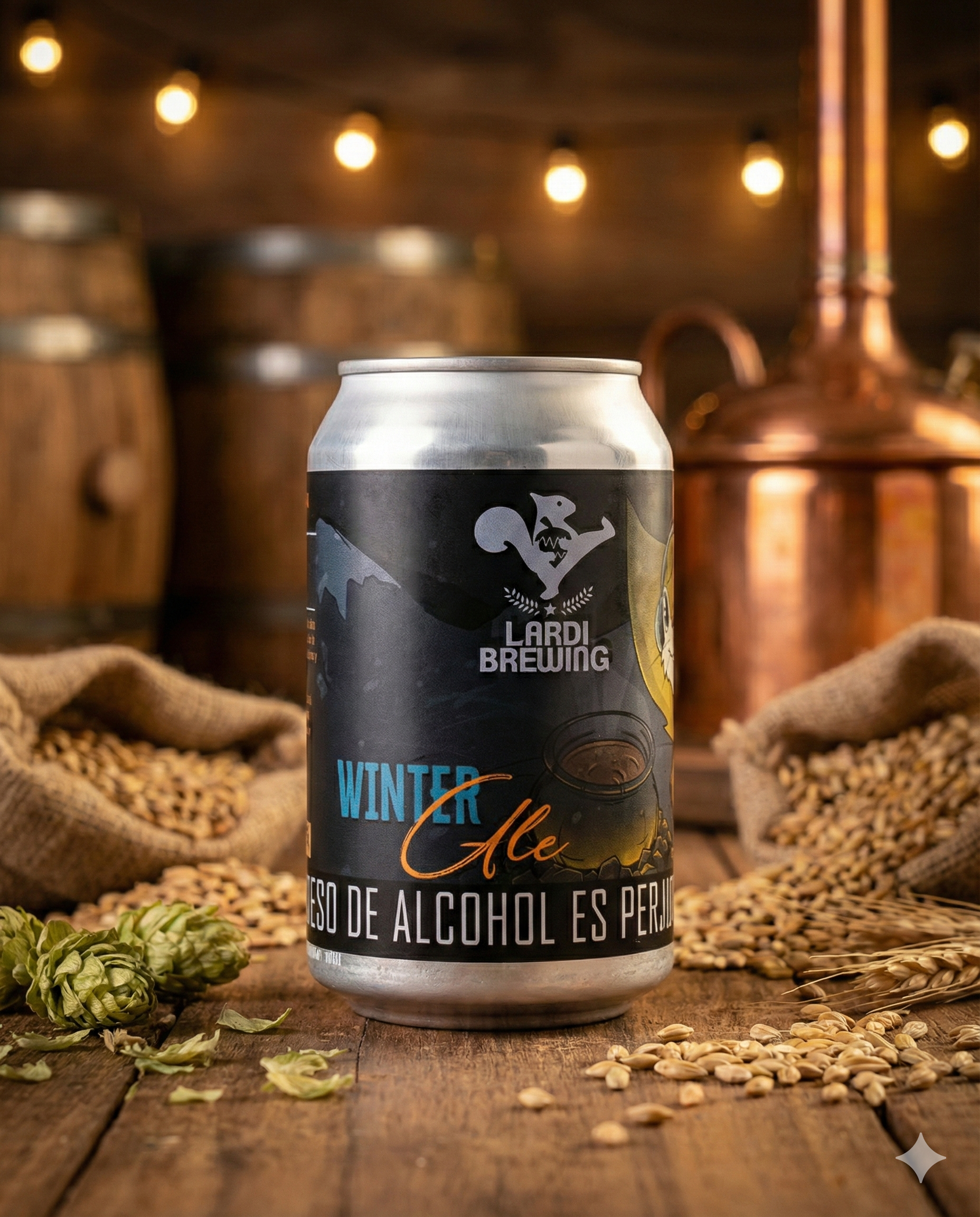 WINTER ALE,  Una galleta hecha cerveza.