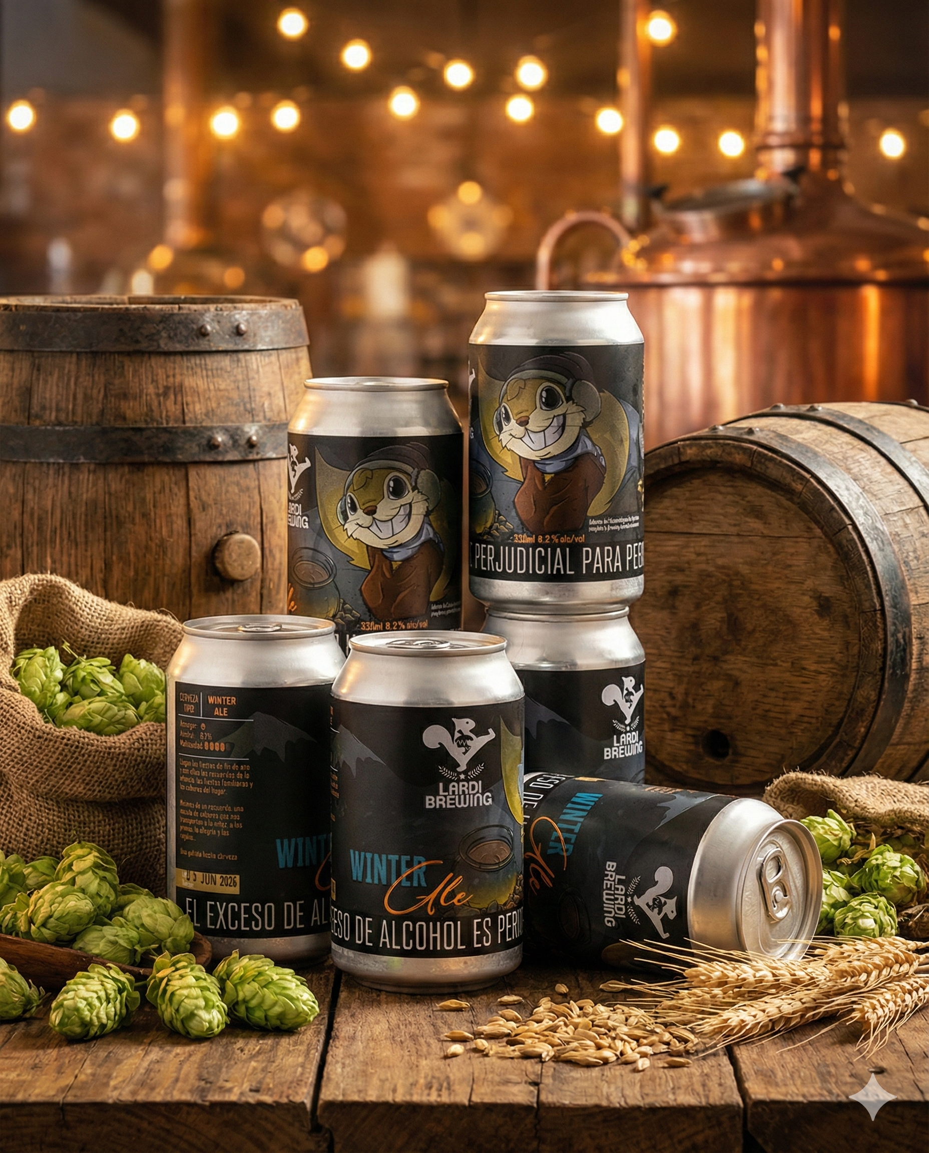 WINTER ALE,  Una galleta hecha cerveza.