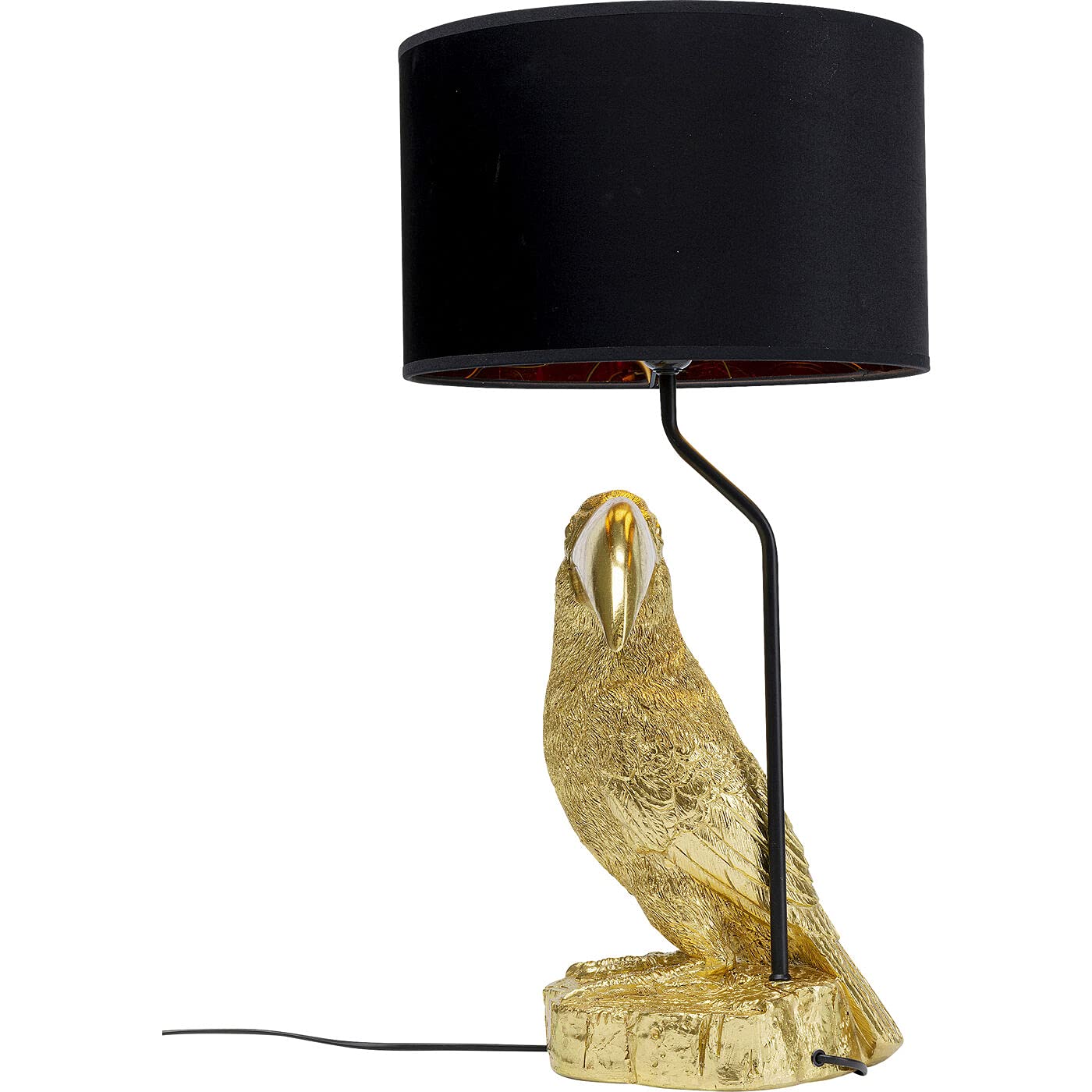 ABAJOUR TUCANO RESINA DOURADO 